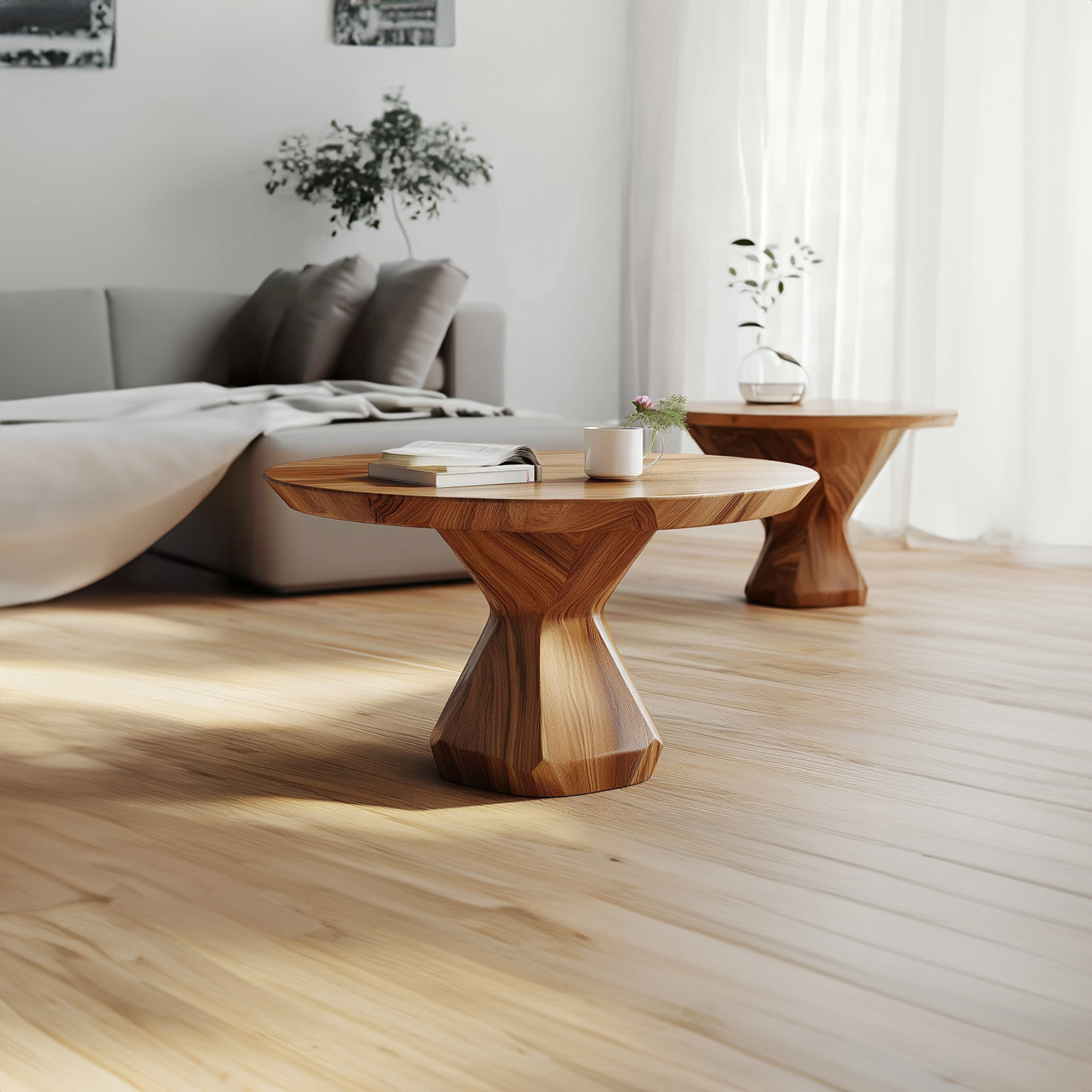 Modern Geometric Coffee Table Living Room SINLKICF210
