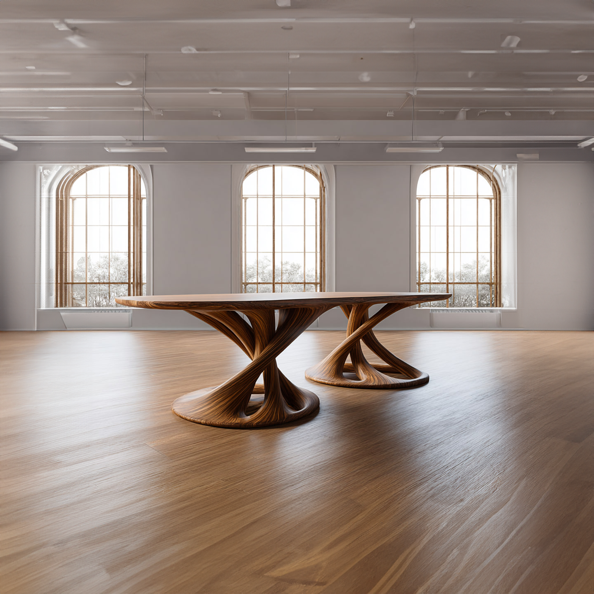 Rustic Handcrafted Wood Slab Dining Table Dining Room SINLKIDT120
