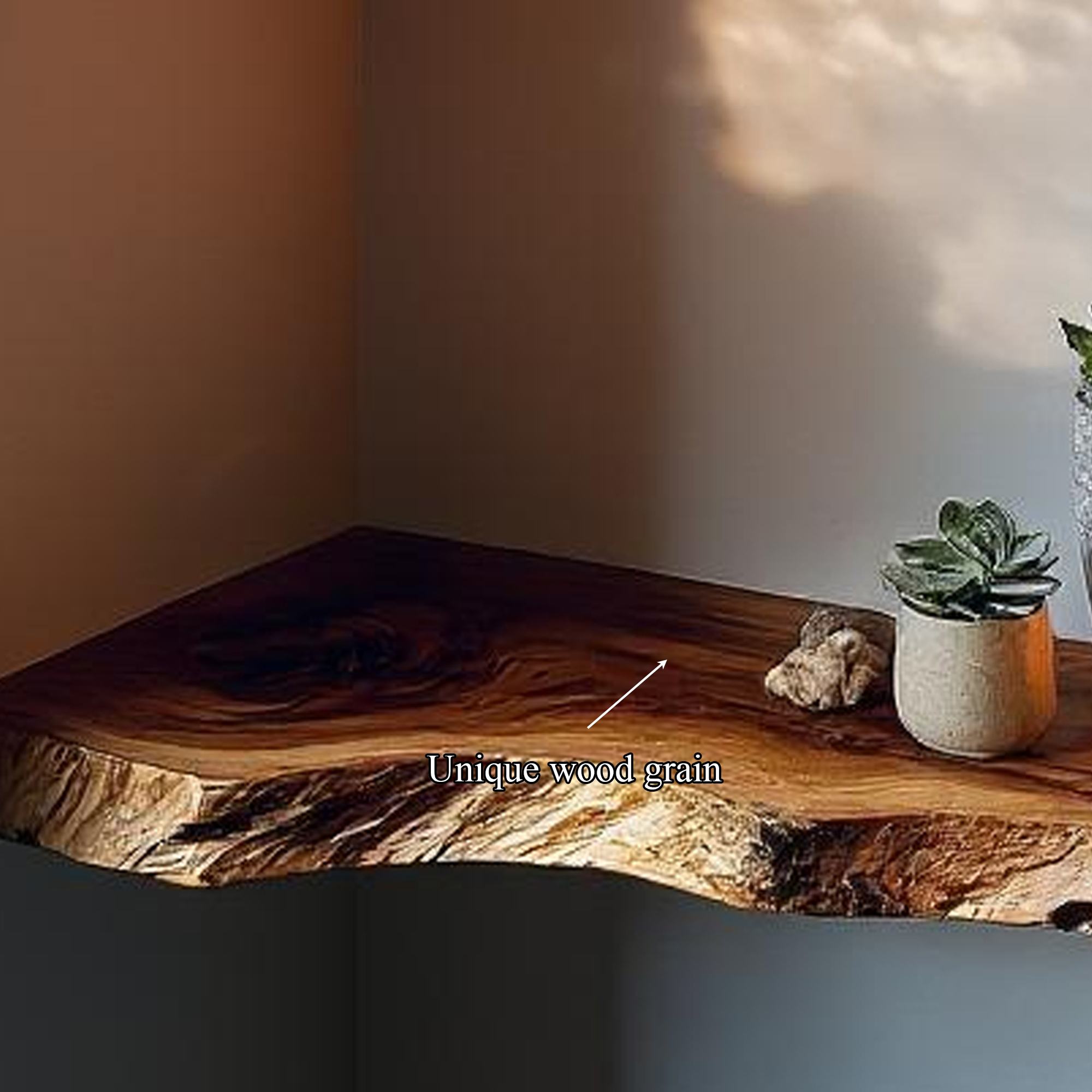 Rustic Floating Shelf Office Bedroom And Living Room SINLKIFL185