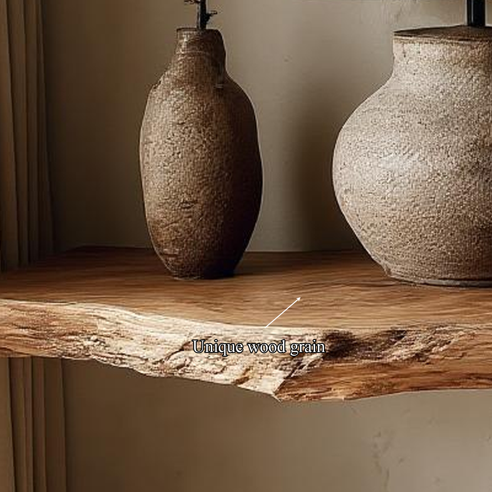 Rustic Floating Nightstand Bedroom SINLKIFL183