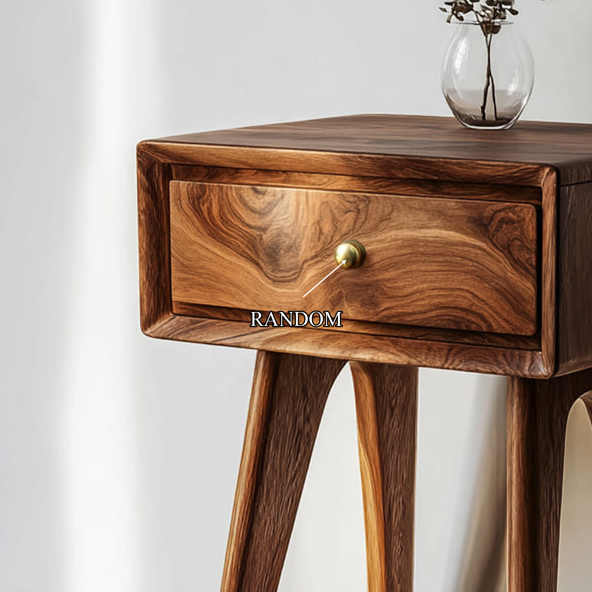 Modern Sculpted Frame Side Table Living Room Or Studio Room SINLKICC026