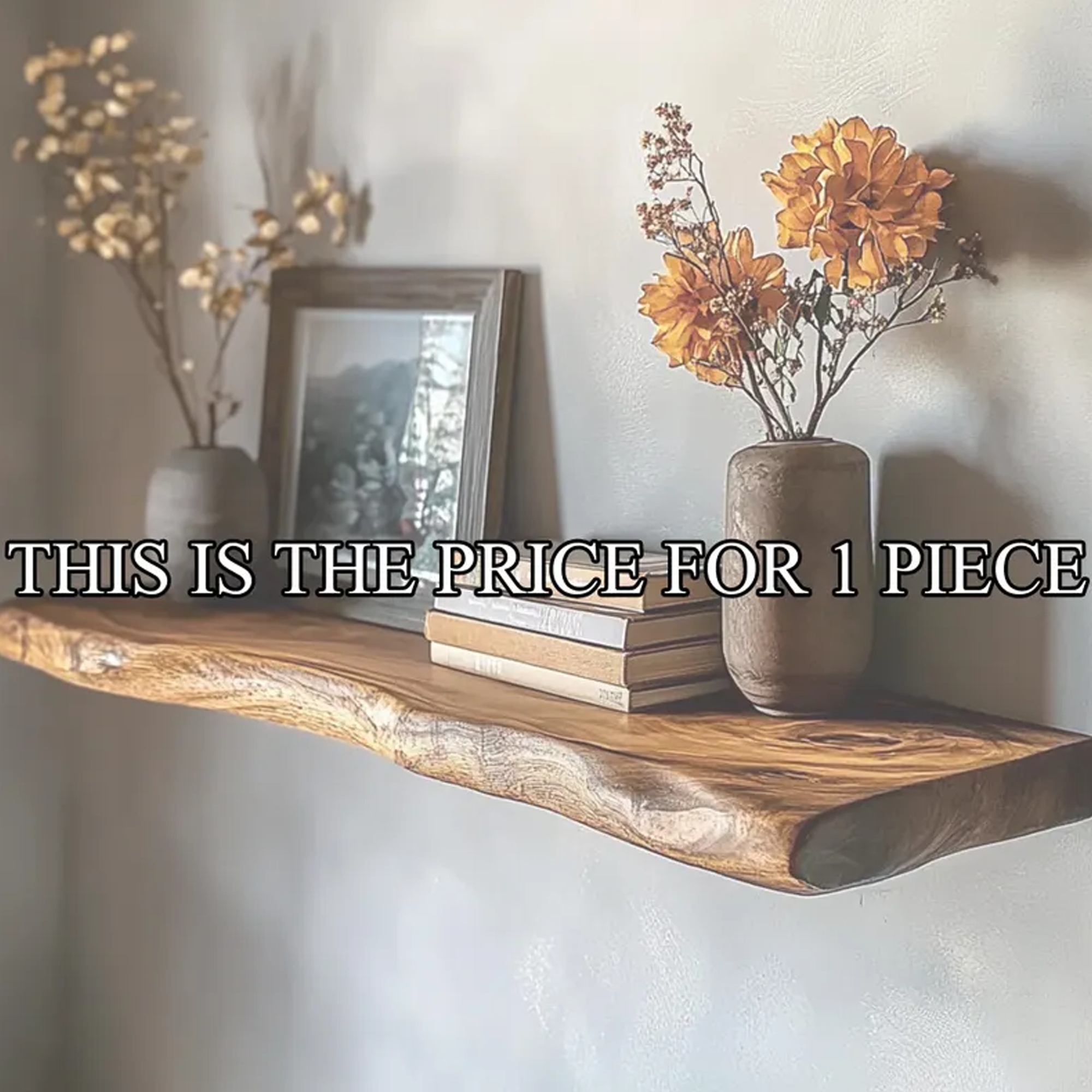 Rustic Handmade Halloween Floating Shelf Living Room Wall Decor SINLKIHW033