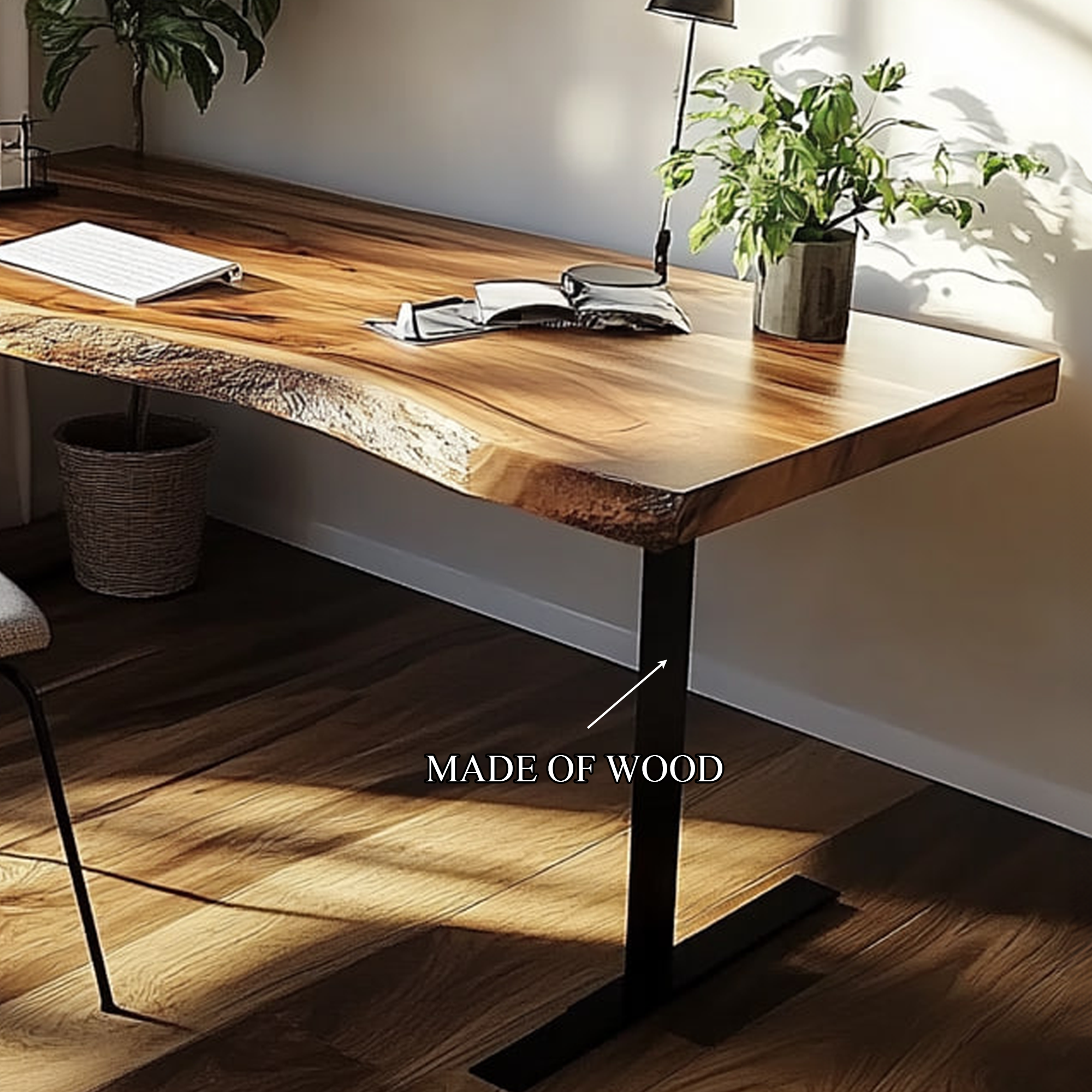 Rustic Contemporary Desk Bedroom And Office Area SINLKIDK021