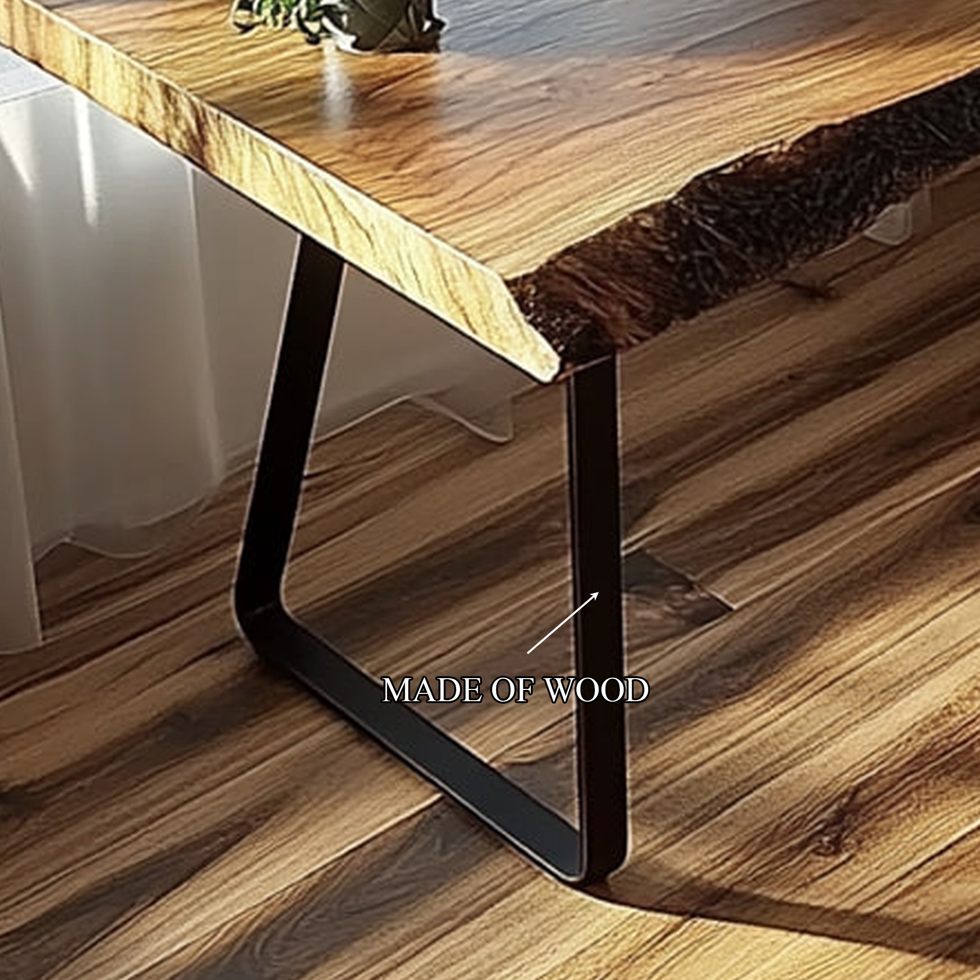 Organic Modern Office Desk Bedroom And Studio Room SINLKIDK030