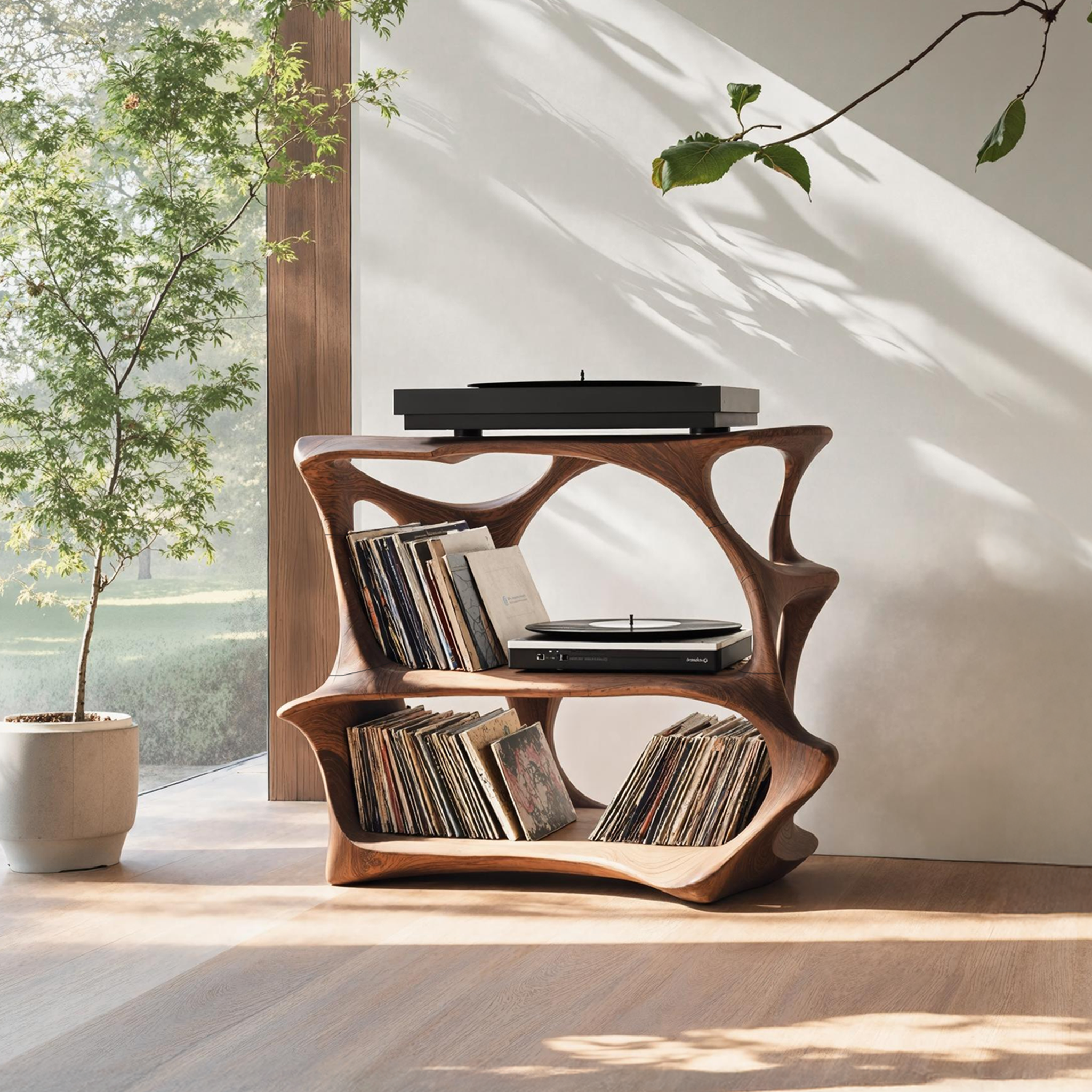 Farmhouse Wooden Media Stand Entryway Decor Charm SILDTTNRPT006