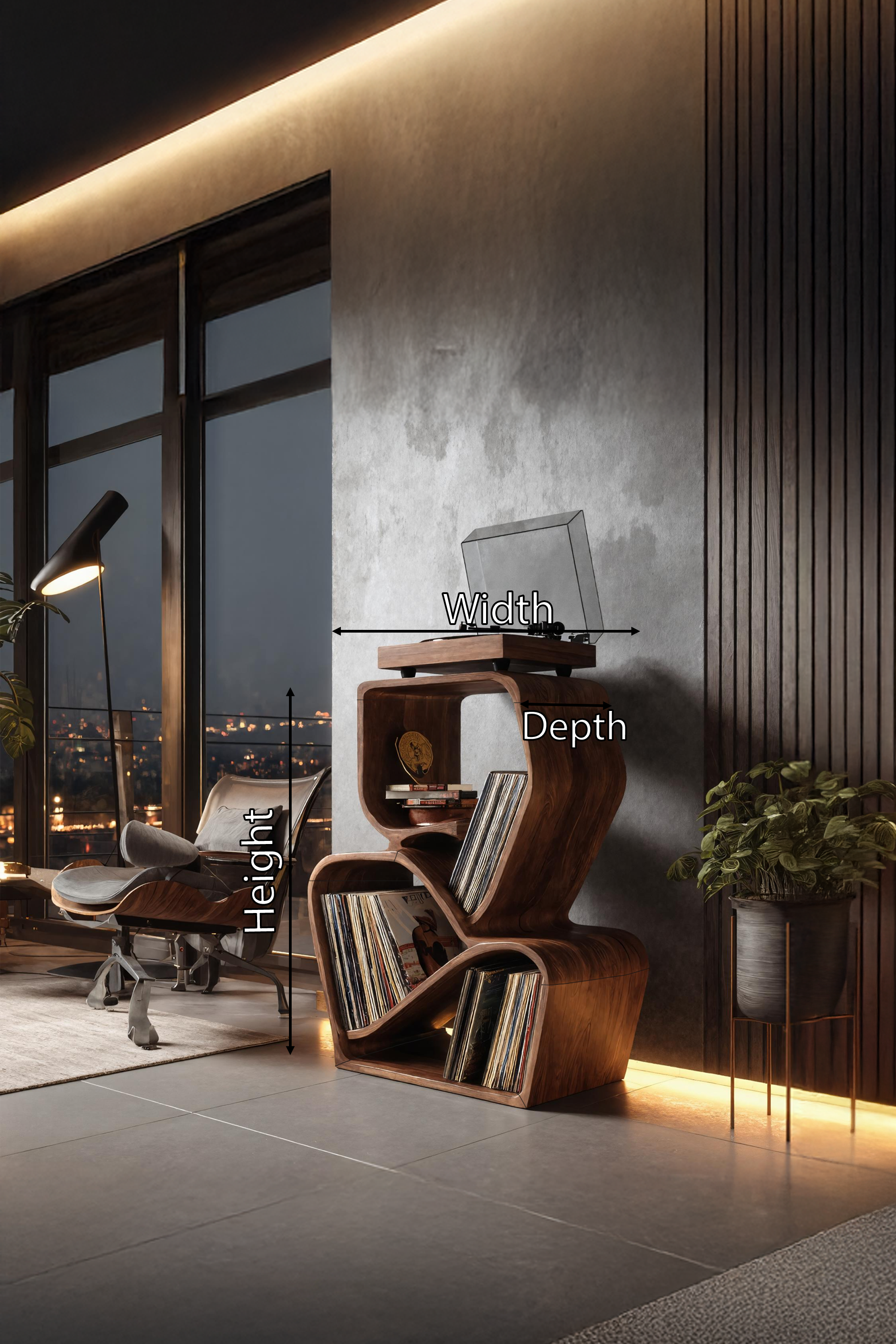 Rustic Media Console With Shelves For Bedroom Decor SILDTTRRPT033