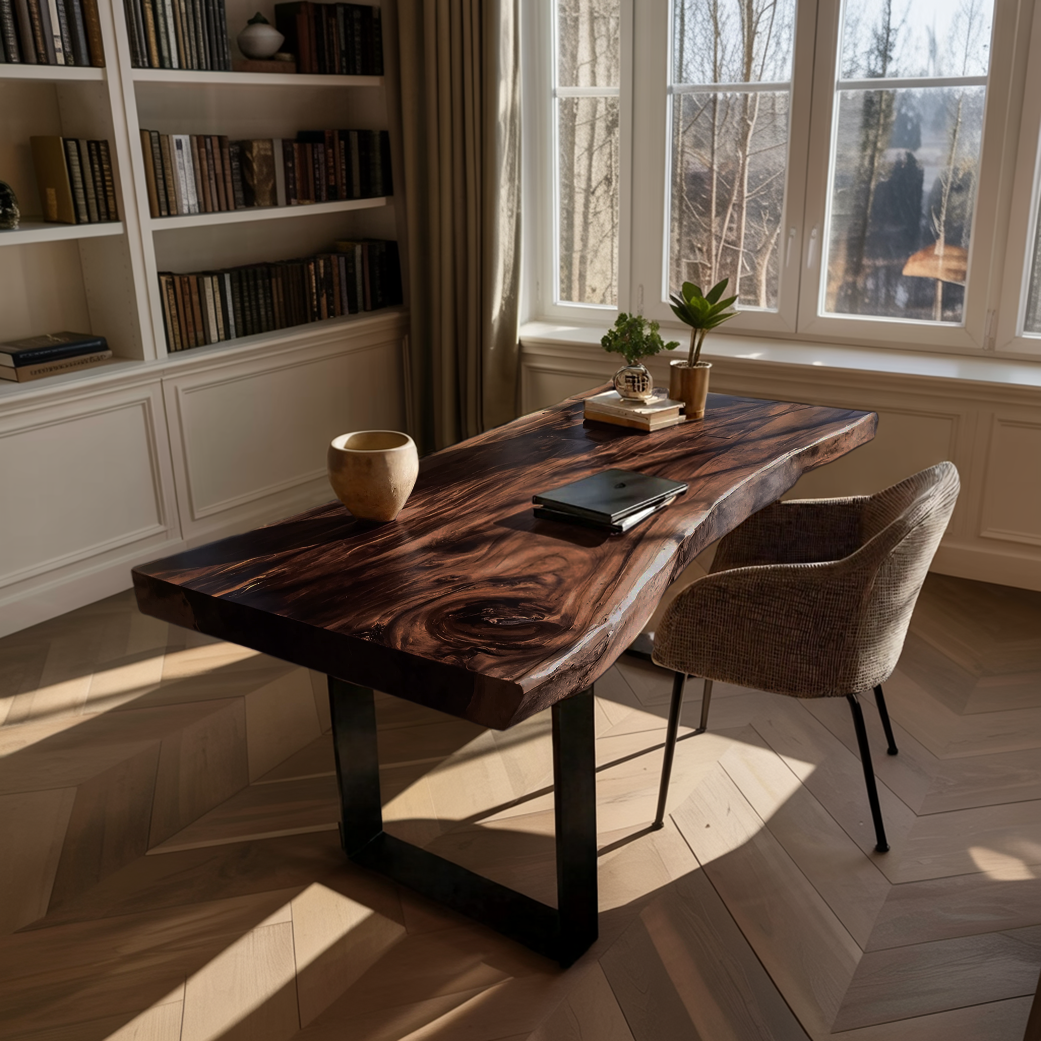 Handcrafted Solid Wood Tabletop For Furniture Decor SILDTTNDE007