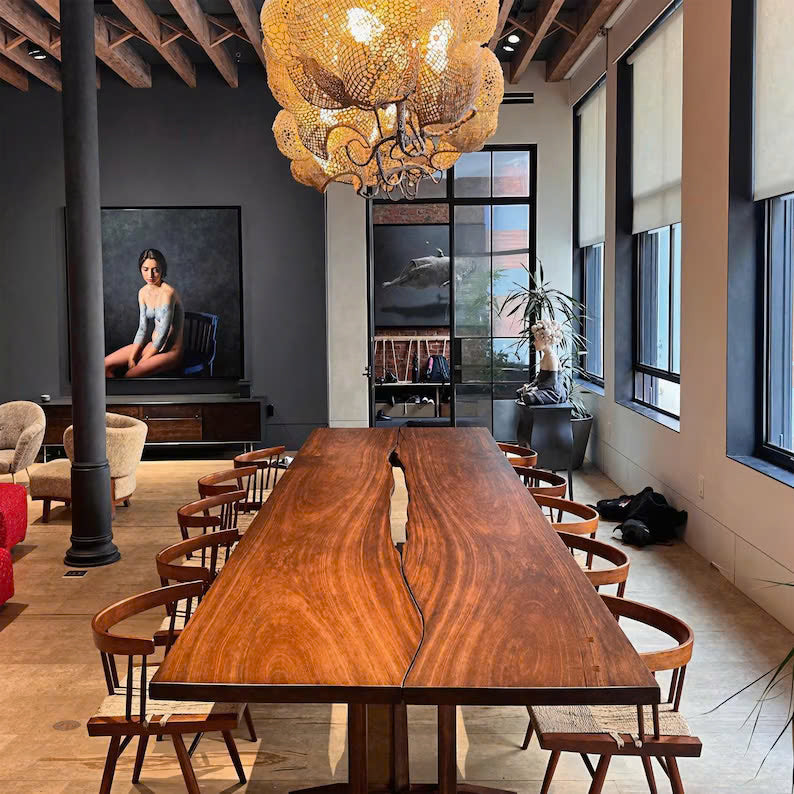 Natural Wood Rustic Solid Wood Decor Room Christmas Gift SINLDT008