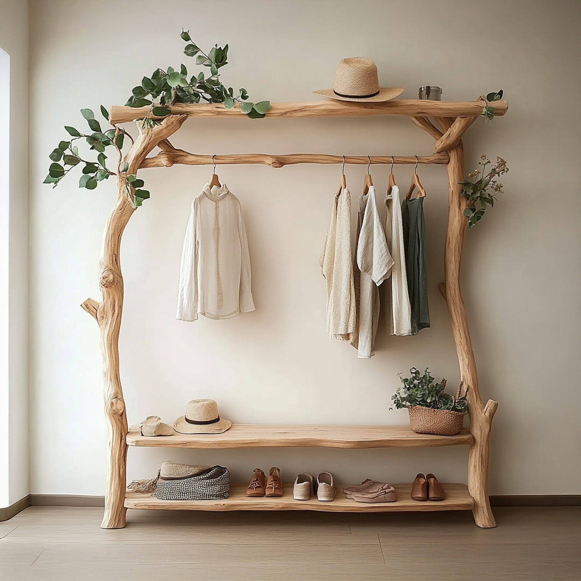 Handcrafted Hanging Shelf Vintage Style Decor Clothes Room Gift SINLTB146