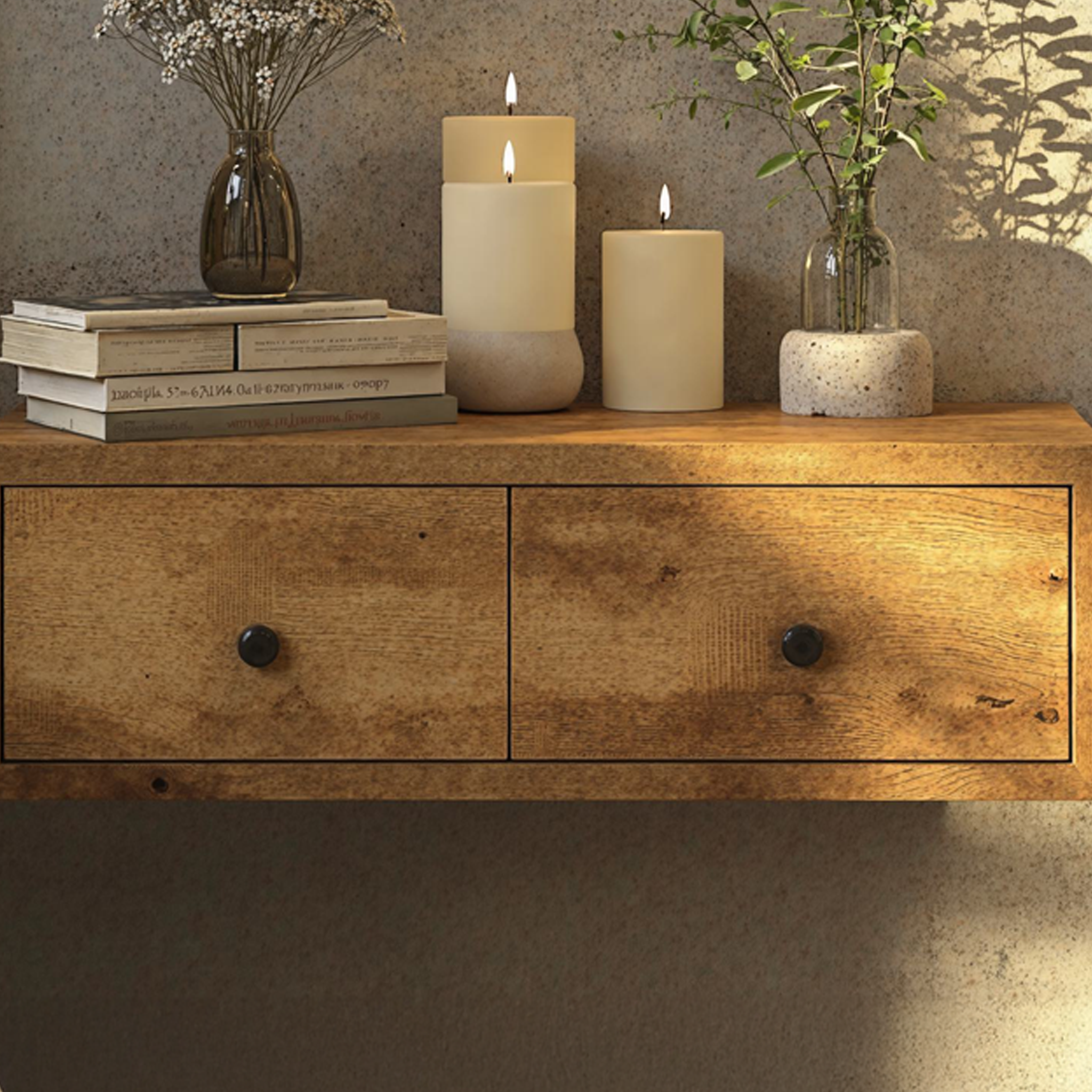 Compact Floating Nightstand Shelf For Stylish Bedrooms SILDTNS009