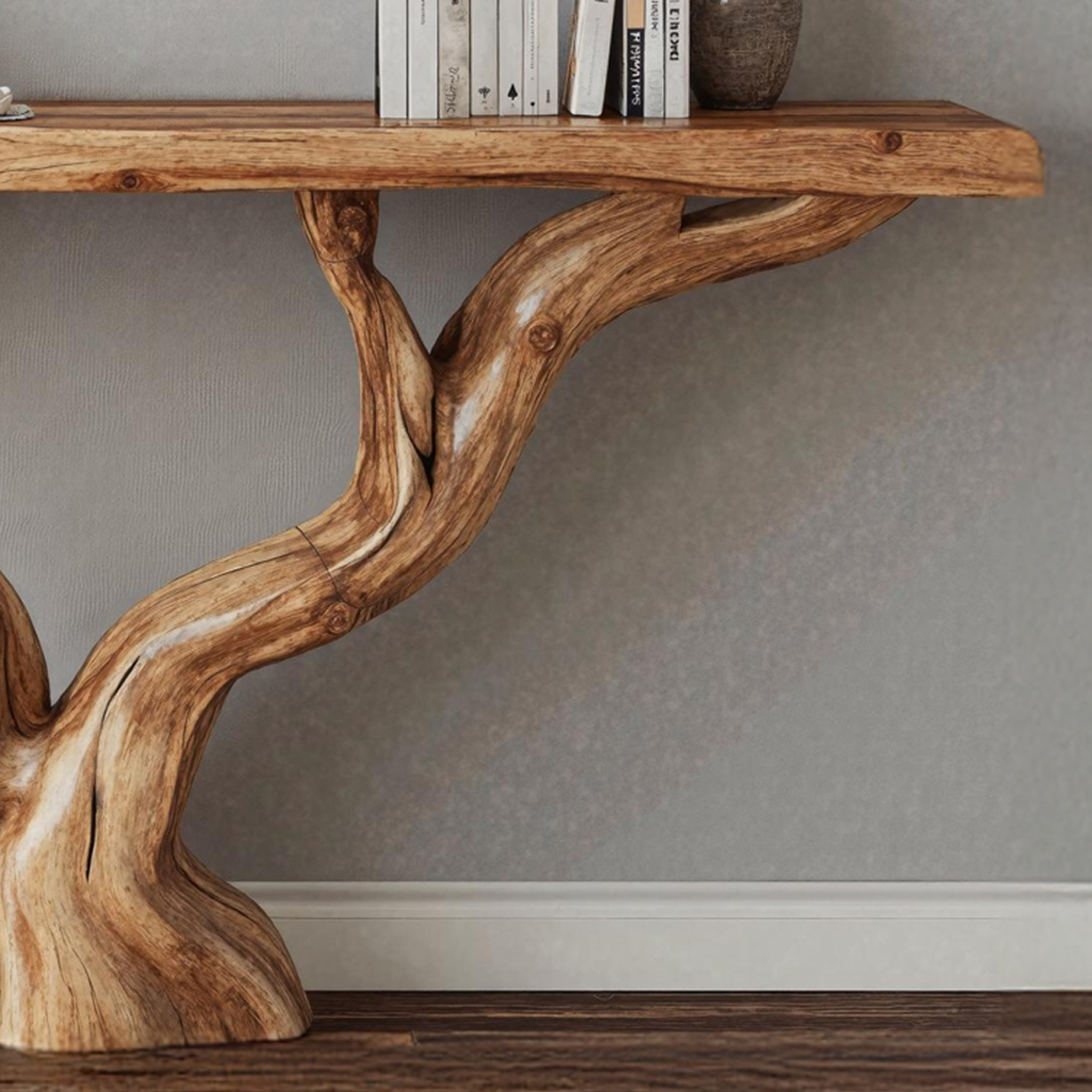 Unique Wood Console Table For Spacious Living Room Designs SILDTCS197