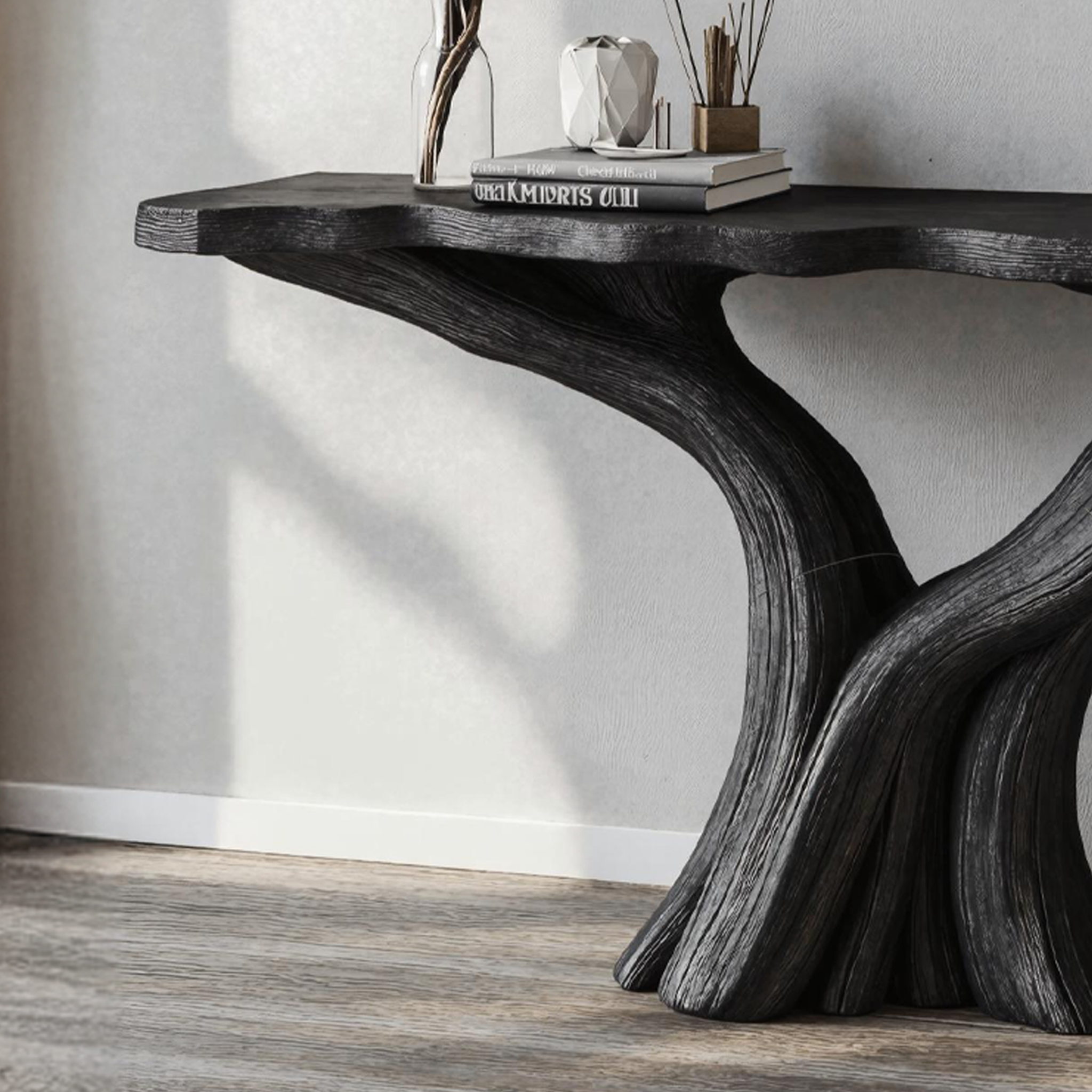 Elegant Wood Console Table For Entryway Decor And Organization SILDTCS184