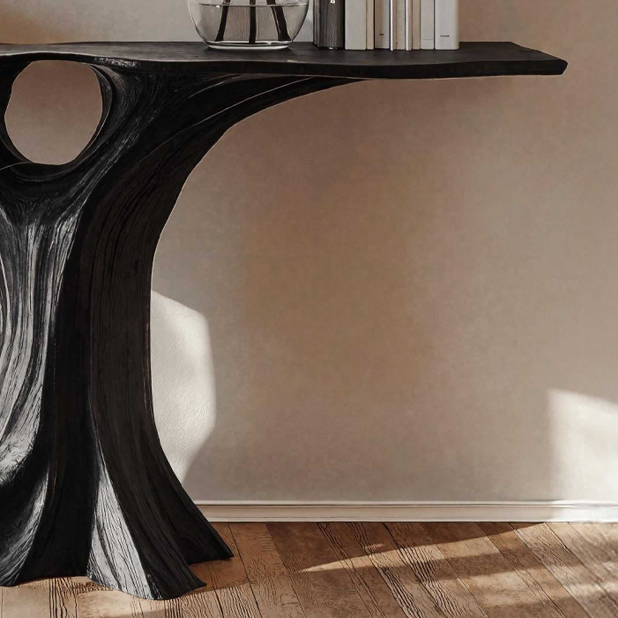 Wood Console Table For Entryway Organization And Space Maximization SILDTCS188