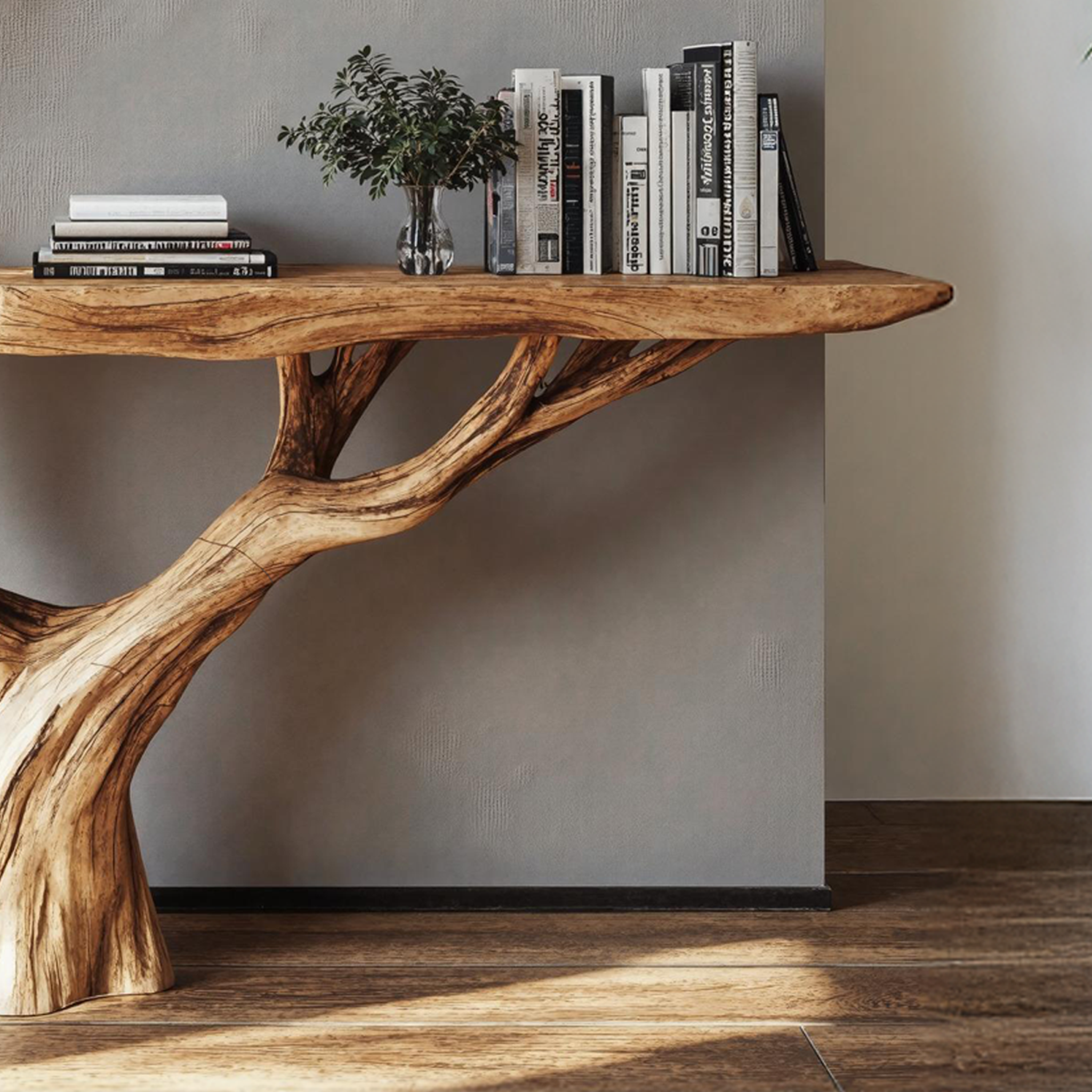 Simple Wood Console Table For Minimalist Hallway Arrangement SILDTCS202