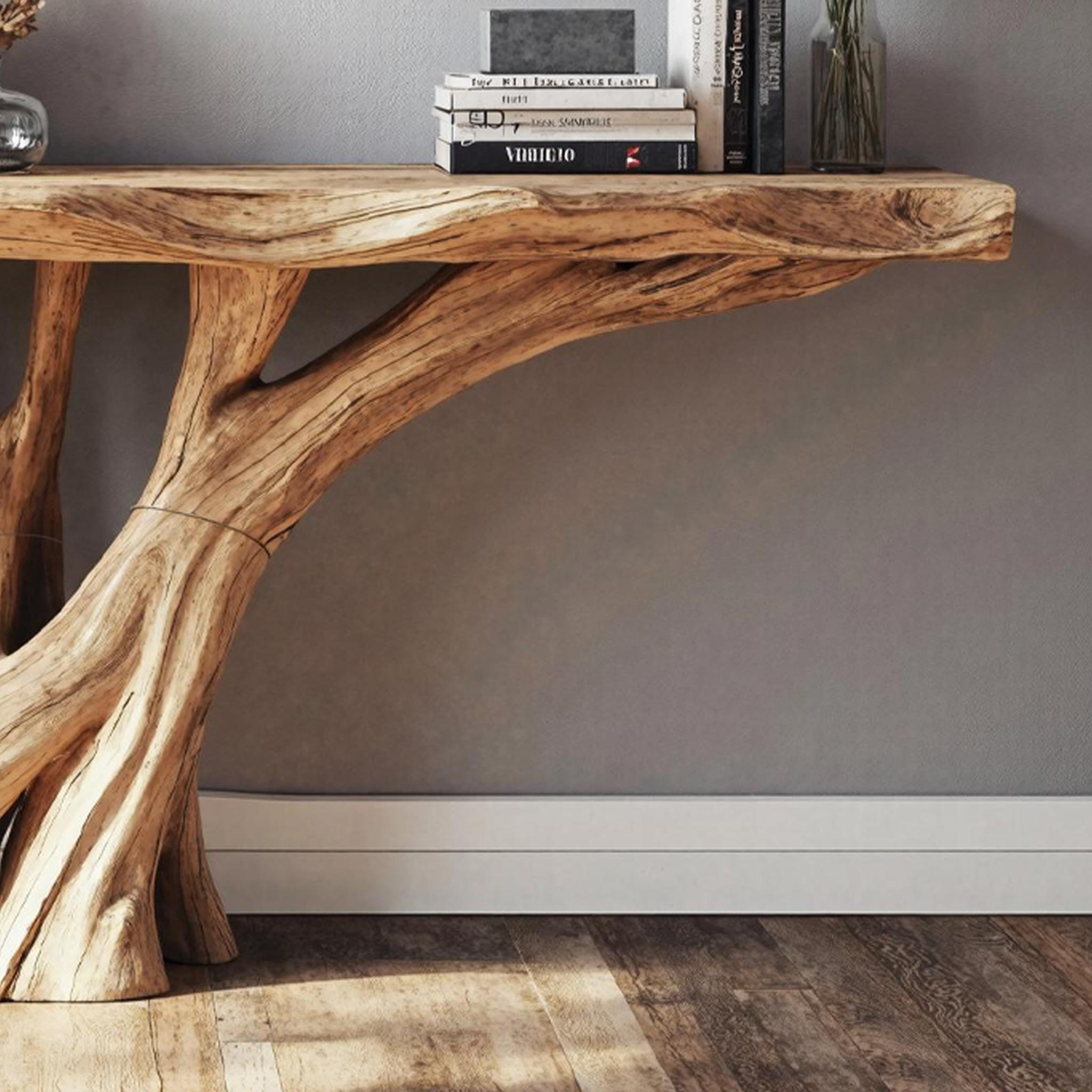 Perfect Natural Wood Console Table For A Functional Living Room SILDTCS199