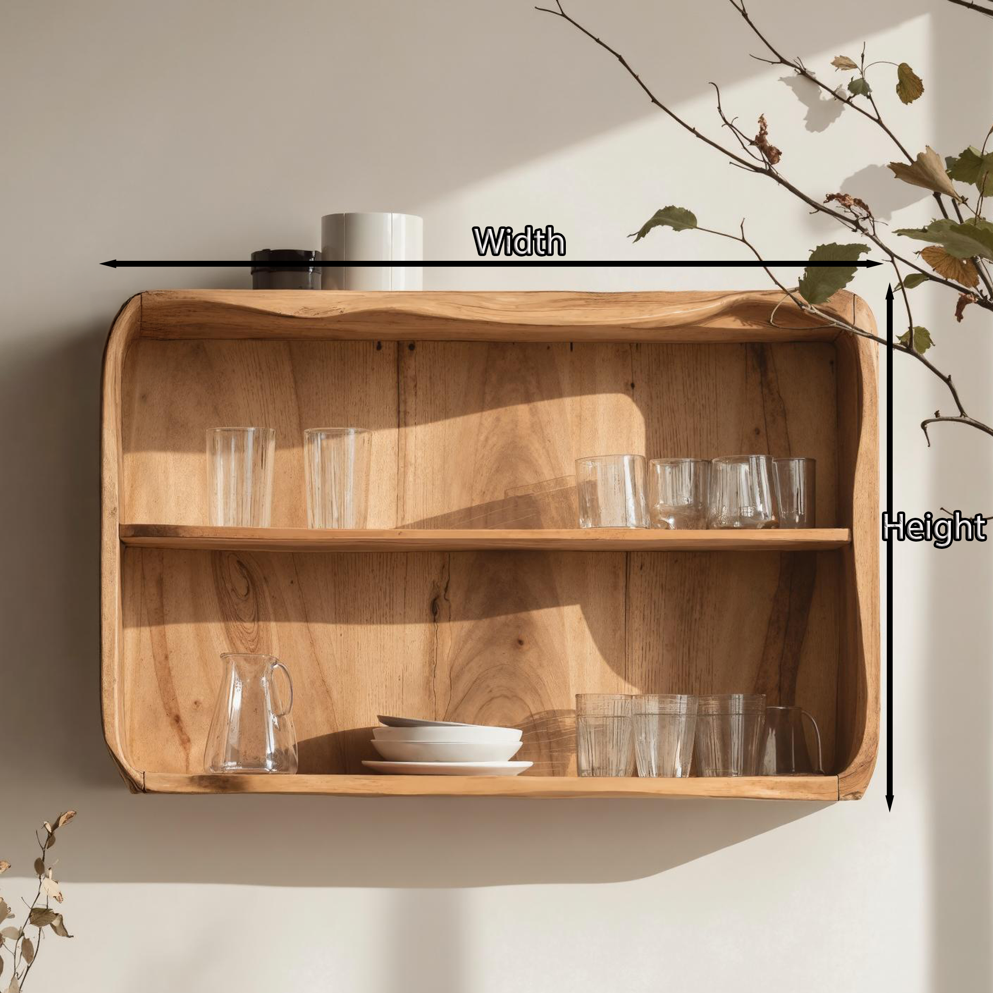 Mid Century Wooden Kitchen Cabinet For Kitchen SILDTKC001