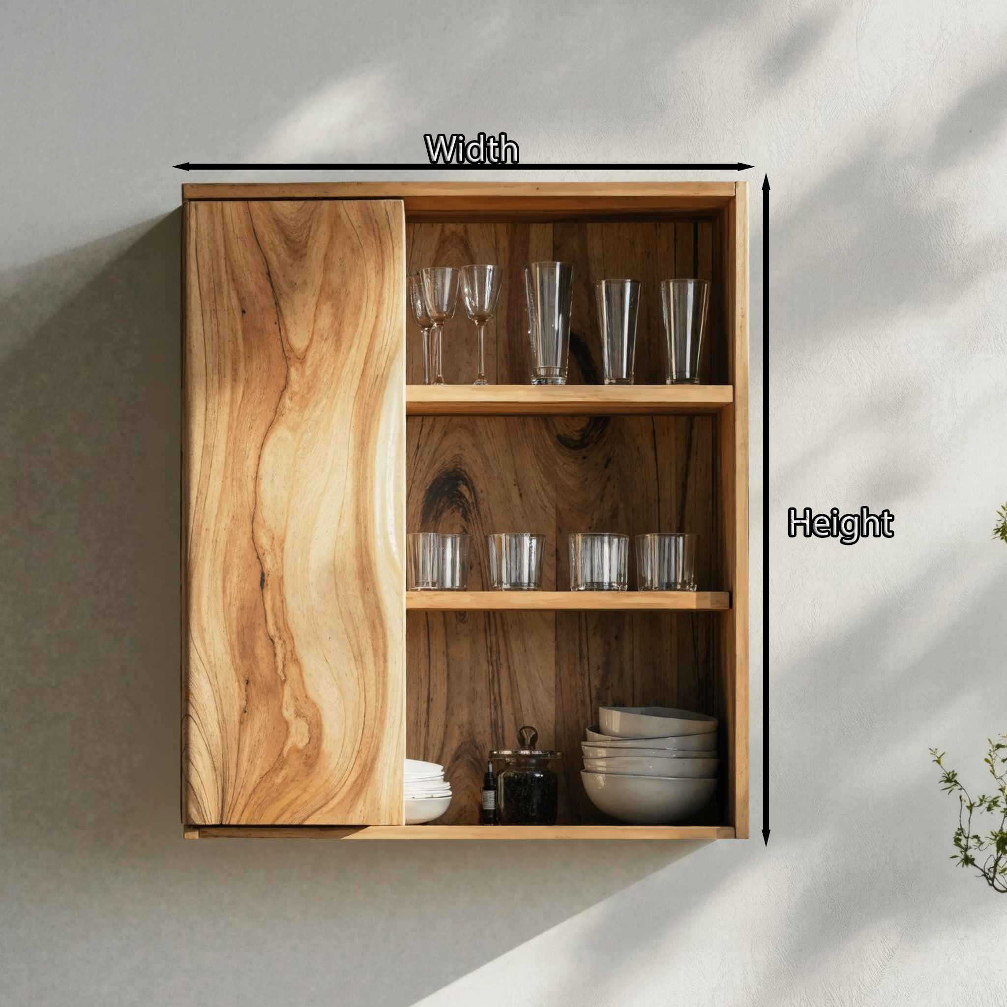 Rustic Solid Wood Kitchen Storage For Kitchen Design SILDTKC006