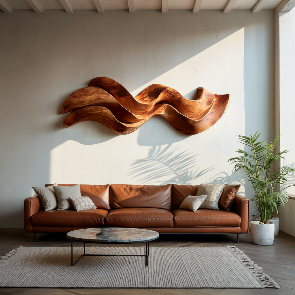 Organic Flowing Wooden Wall Art For Home Styling RTTHTTWA086