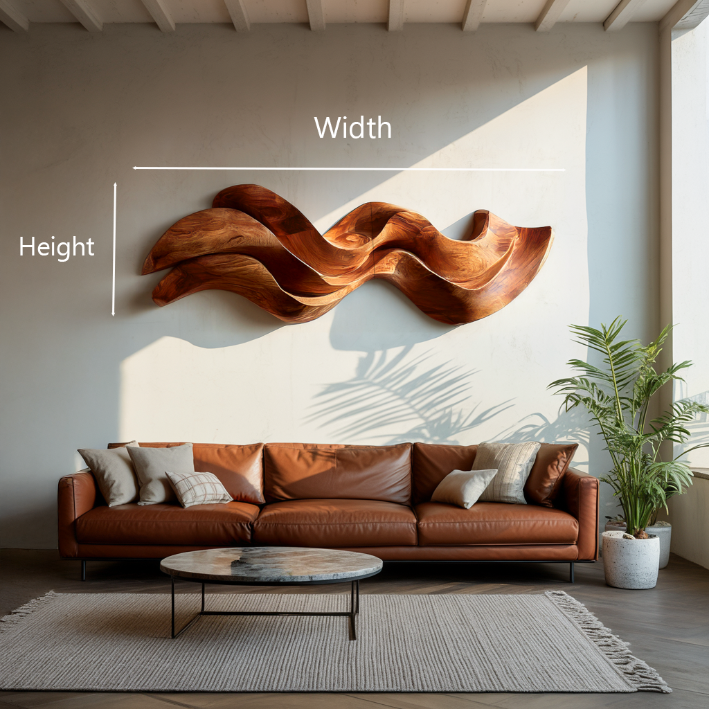 Organic Flowing Wooden Wall Art For Home Styling RTTHTTWA086
