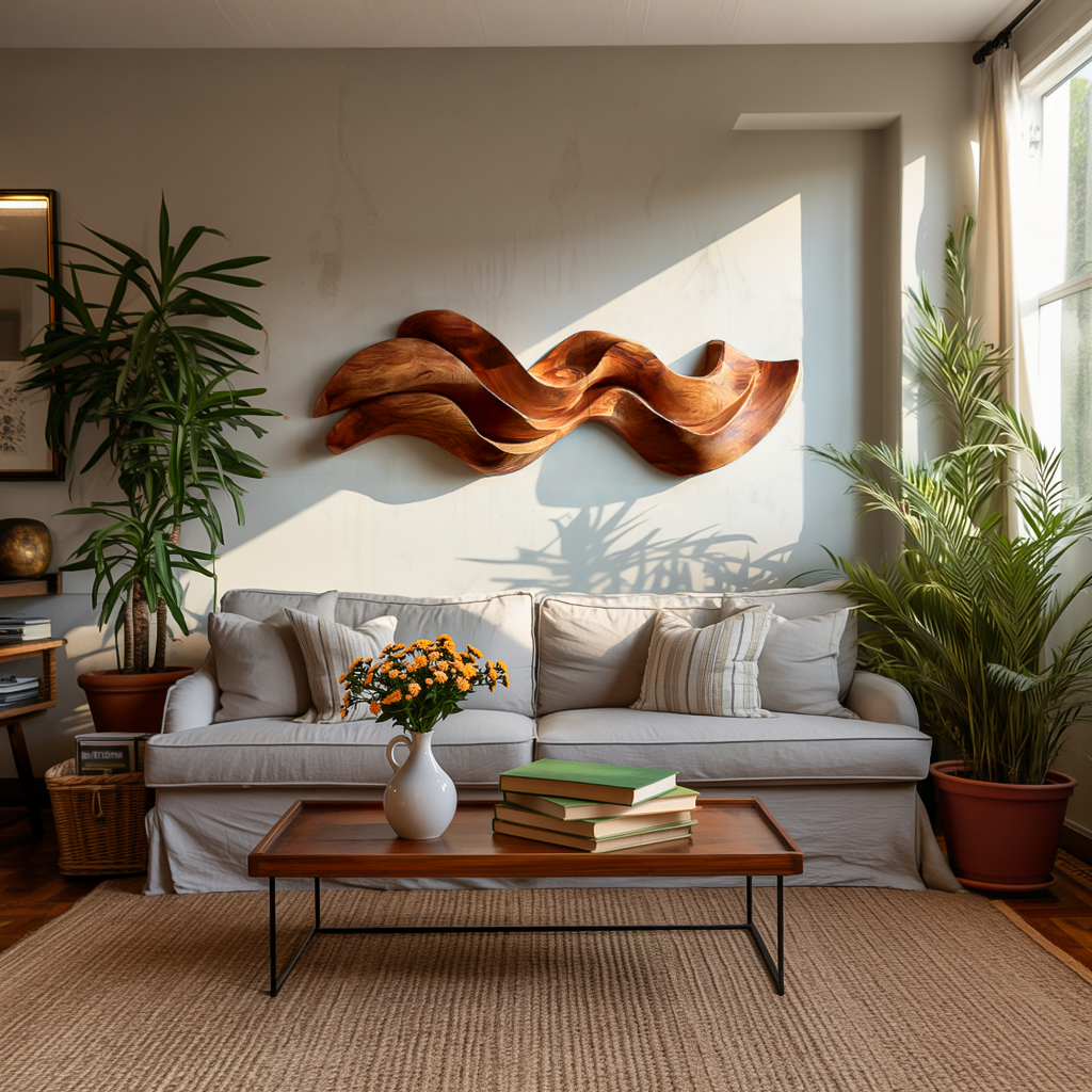 Organic Flowing Wooden Wall Art For Home Styling RTTHTTWA086