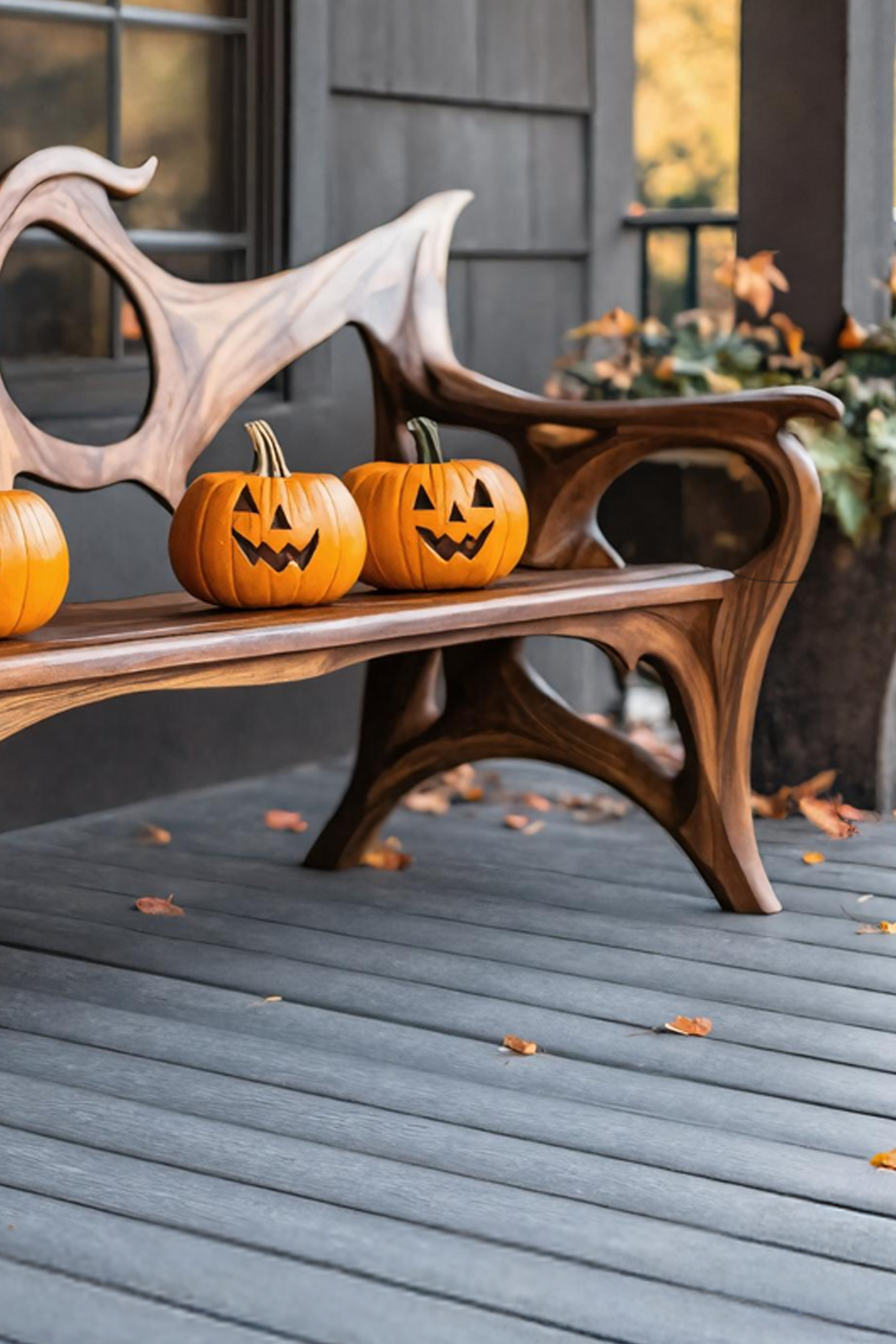 Farmhouse Halloween Patio Chair For Outdoor Halloween Decorations SILDTTNHOB033