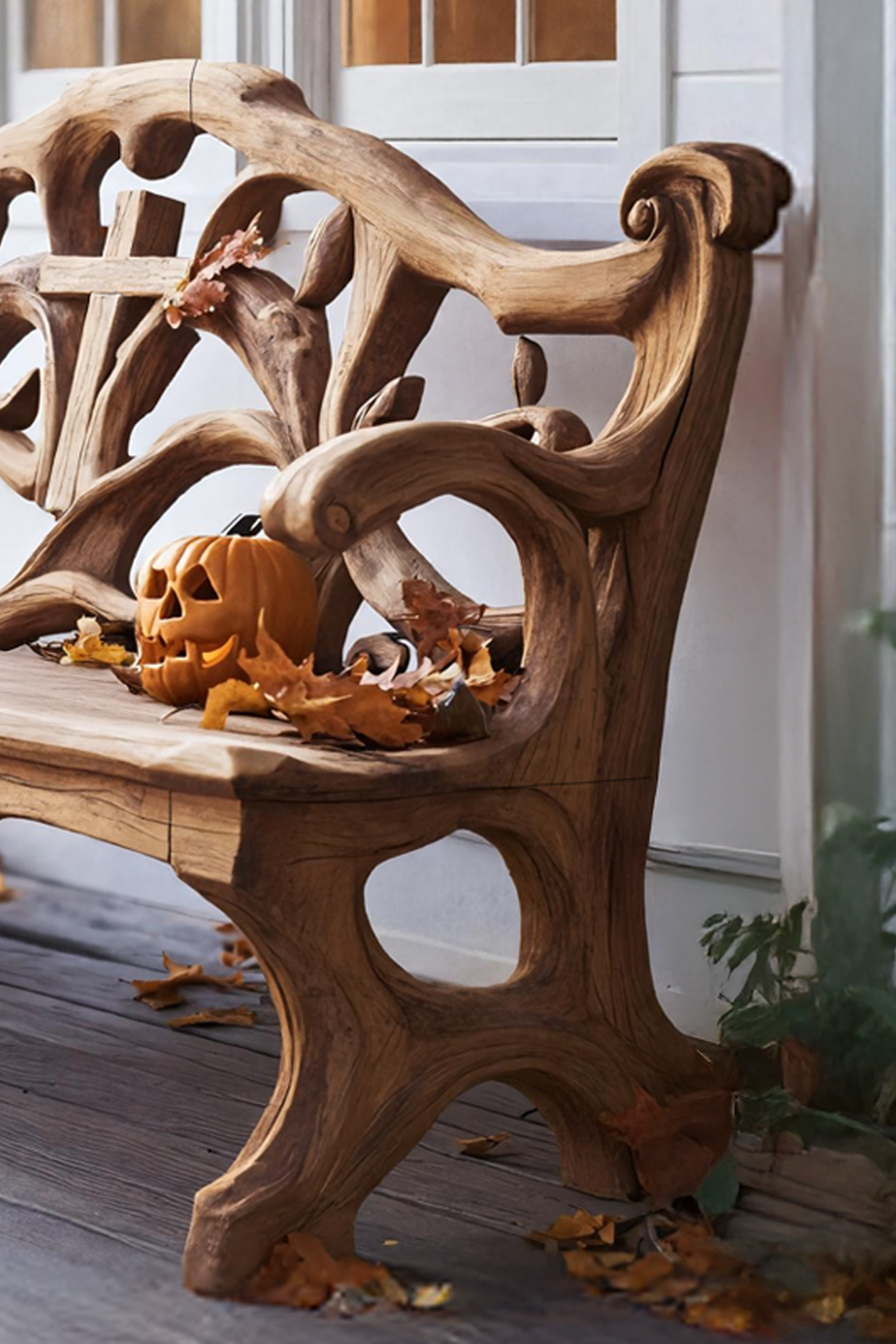 Farmhouse Wooden Bench For Living Room And Entryway Furniture SILDTTNHOB024