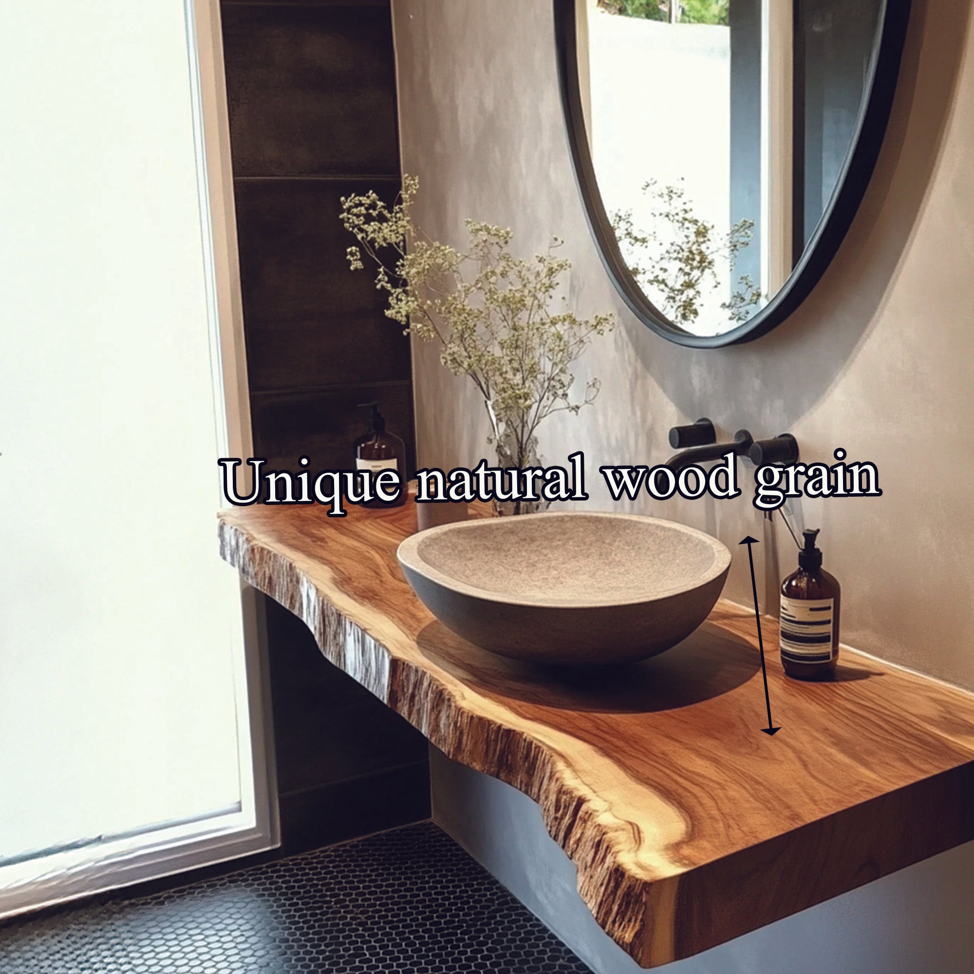 Rustic Accent Shelf Wood Living Room SINLBRV043