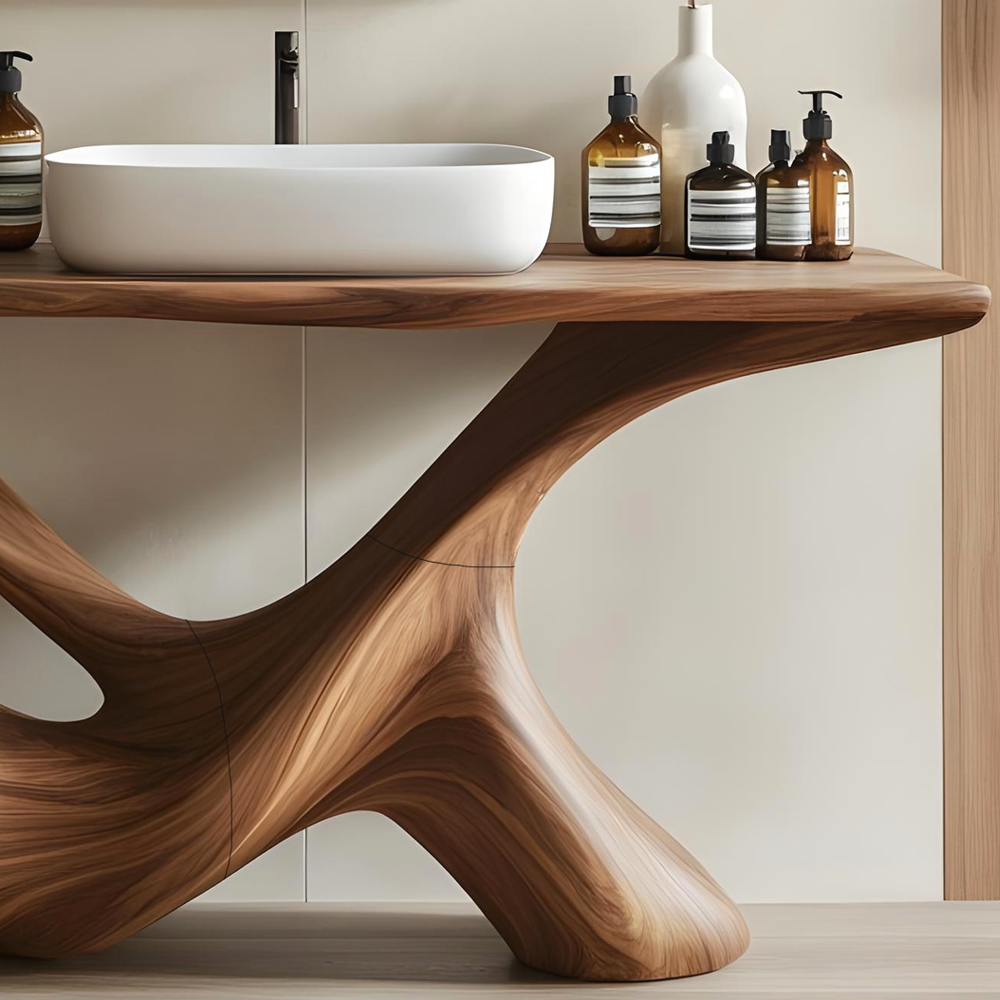 Rustic Bathroom Vanity For Natural Furniture Setup SILDTTRBRV010