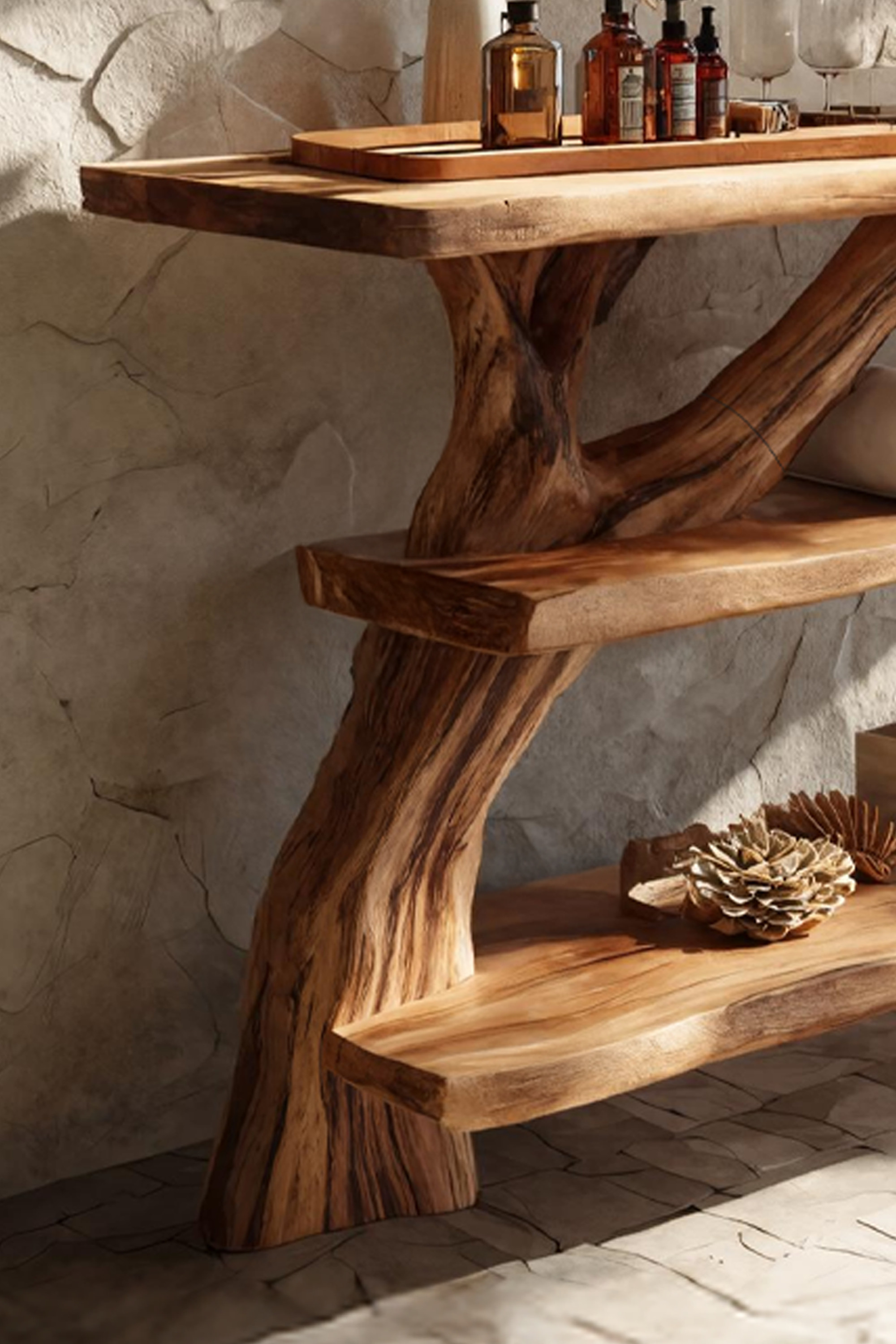 Farmhouse Solid Wood Vanity For Cozy Bathroom Furniture Decor SILDTTNBRV019