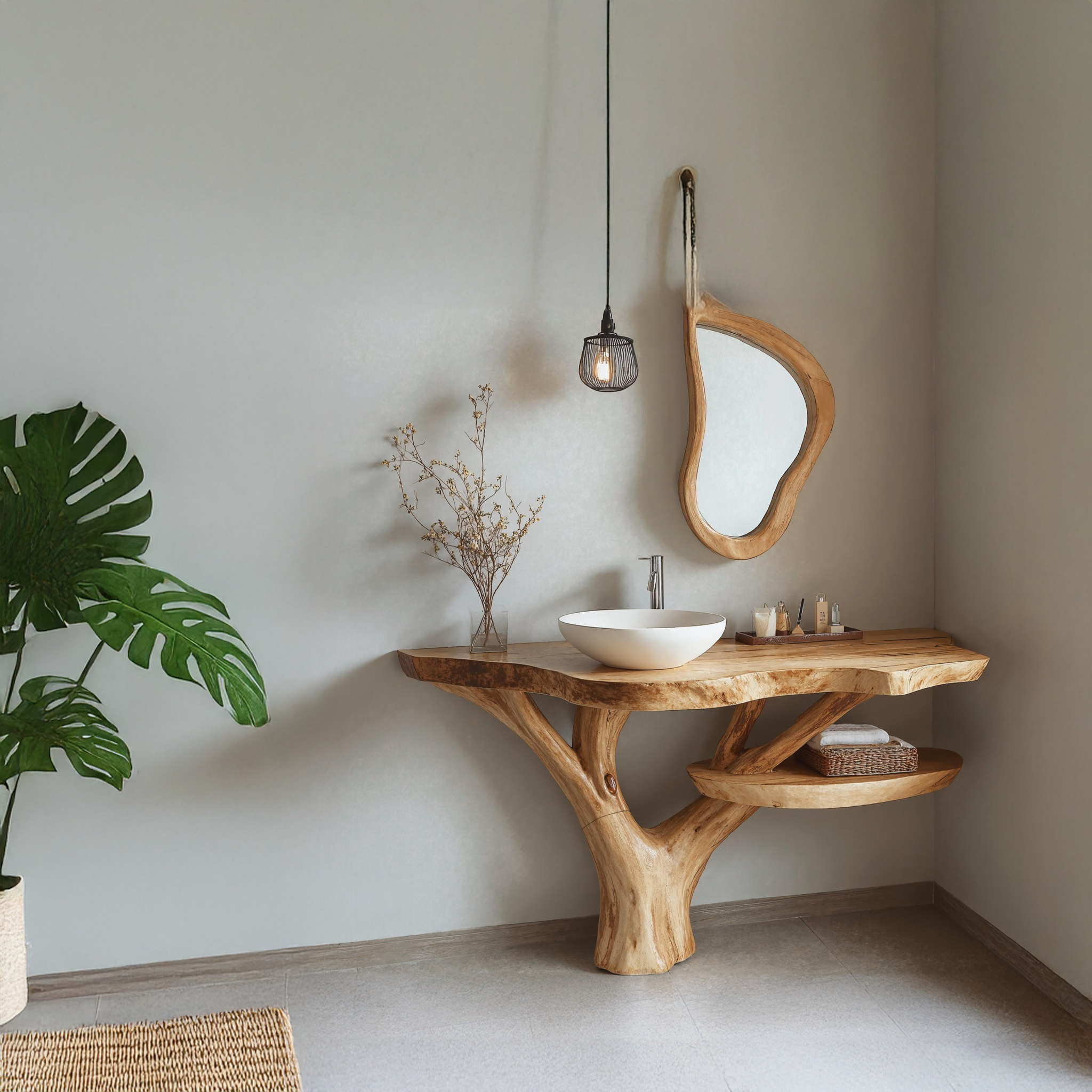 Vintage Wood Bathroom Vanity With Storage For Classic Interiors SILDTBRV150