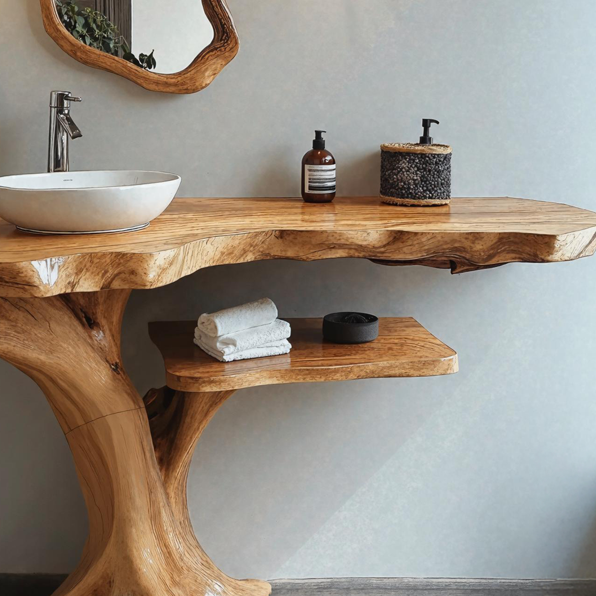 Single Bathroom Vanity With Open Shelf For Modern Homes SILDTBRV156