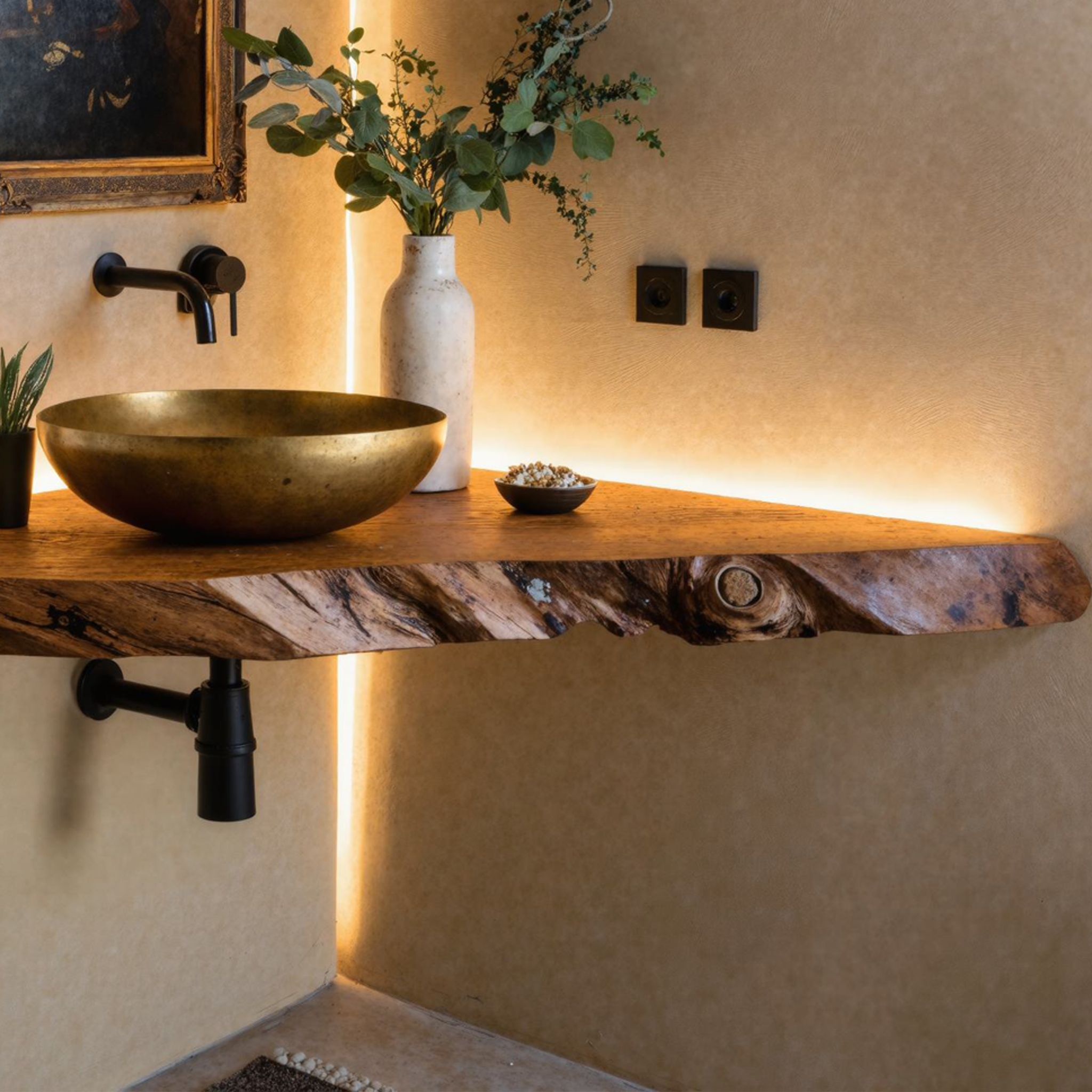 Live Edge Corner Vanity SILDTBRV074