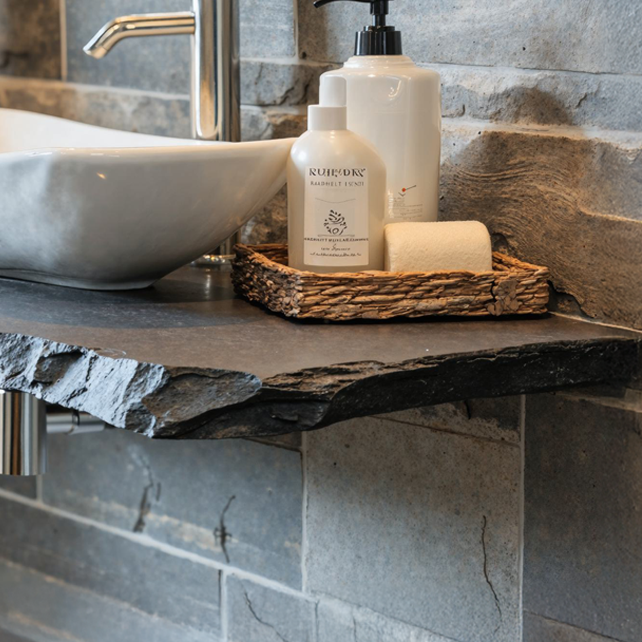 Handcrafted Bathrooom Vanity Shelf SILDTBRV026