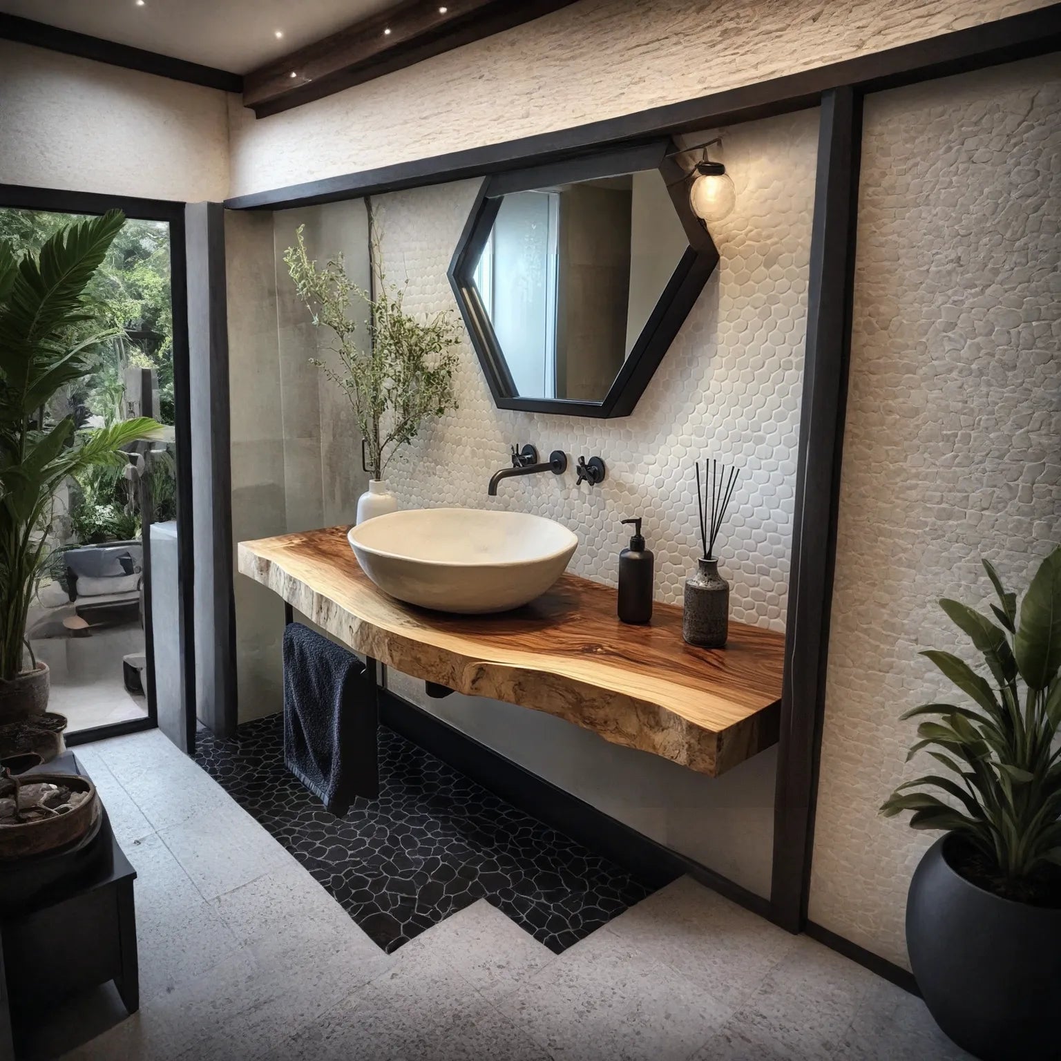 Rustics Coastal Wooden Sink Cabinet Bathroom SINLBRV048