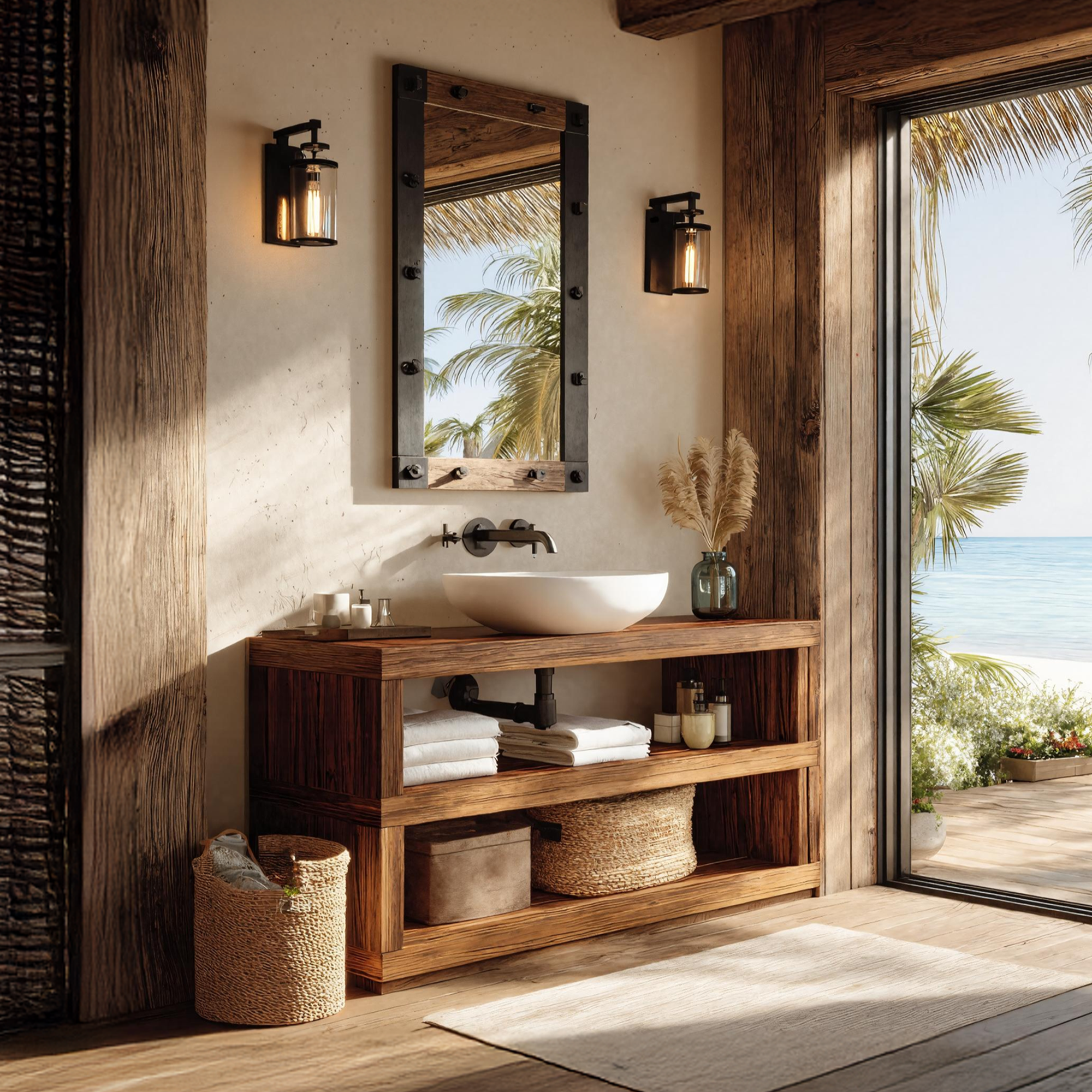 Mid Century Bathroom Storage For Furniture Organization SILDTTRBRV039