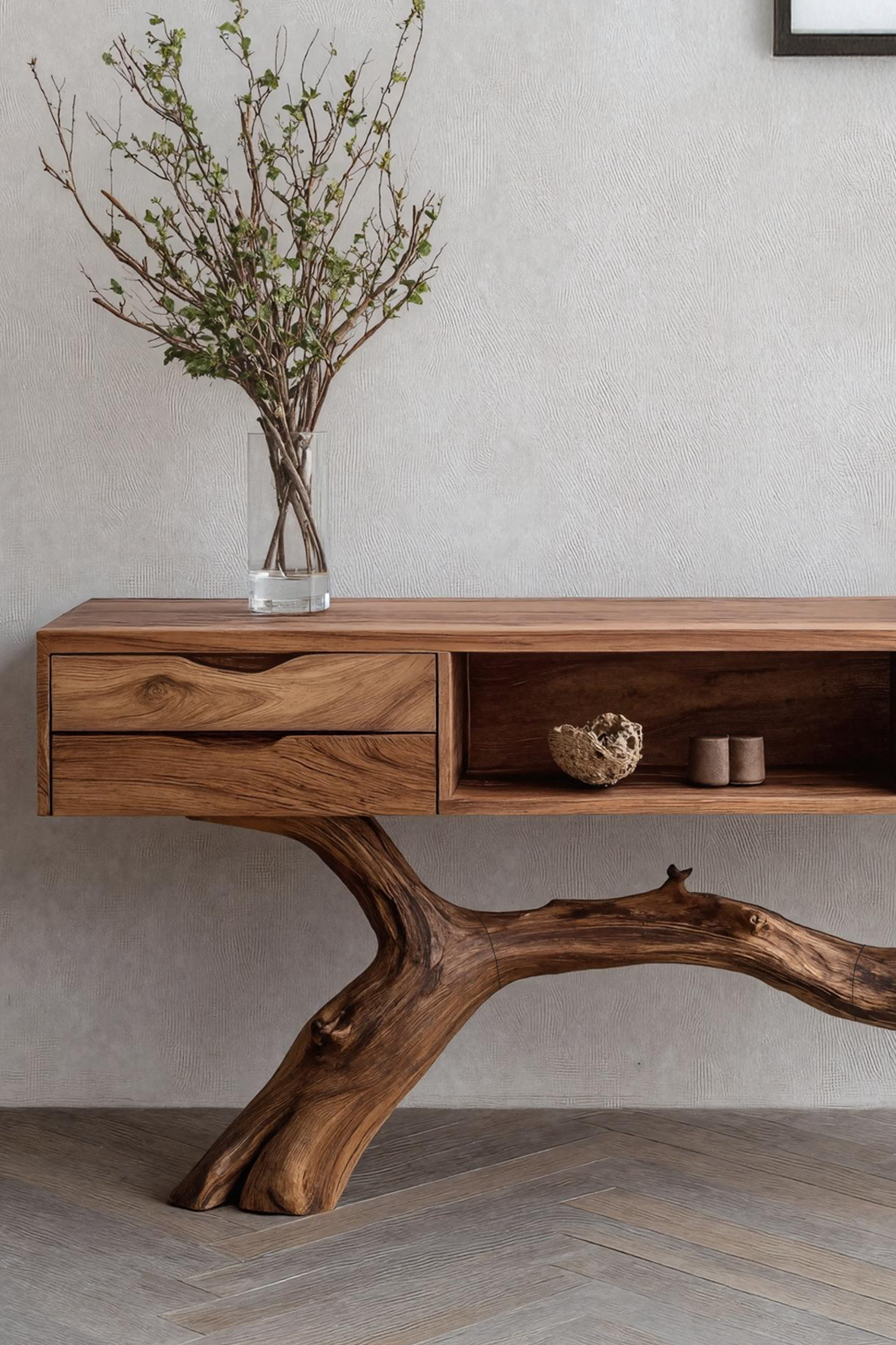 Handcrafted Wooden Console Table For Living Room Handmade Accent SILDTTRCS027