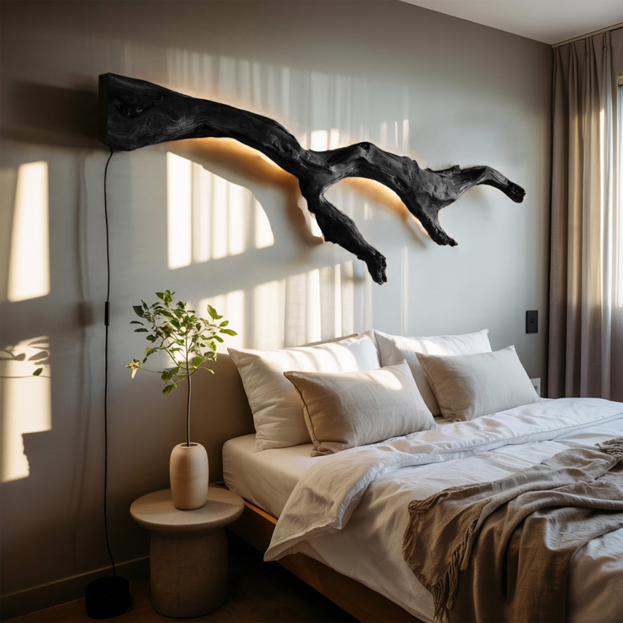 Modern Organic Wall Light Branch For Bedroom SITHTTLAM029