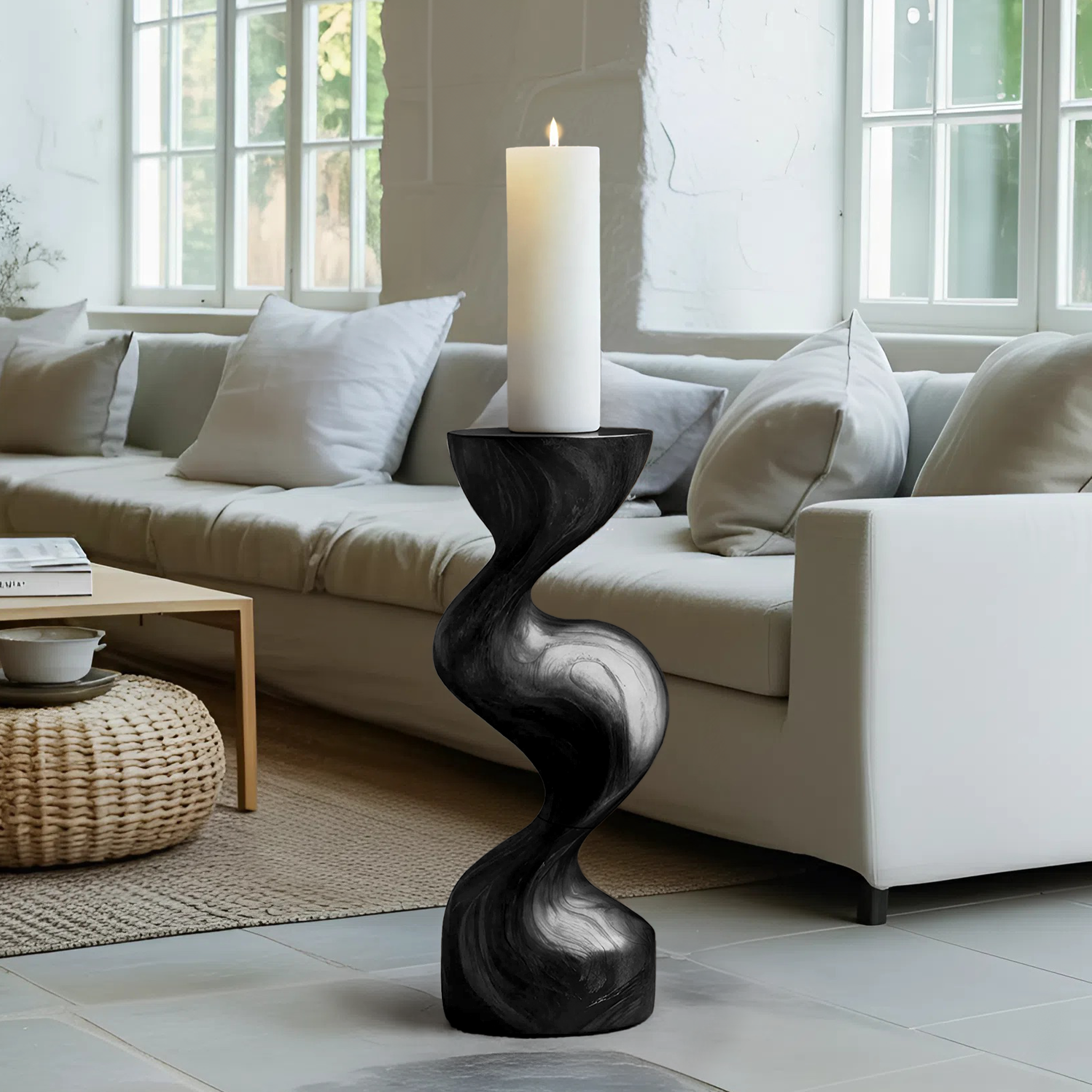 Mid Century Candle Holder For Living Room Modern Decor SILDTTNCDH