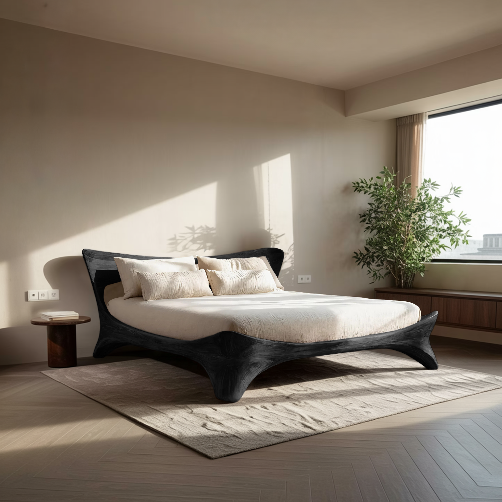 Organic Bed Frame For Bedroom Design RTTHHNWO011