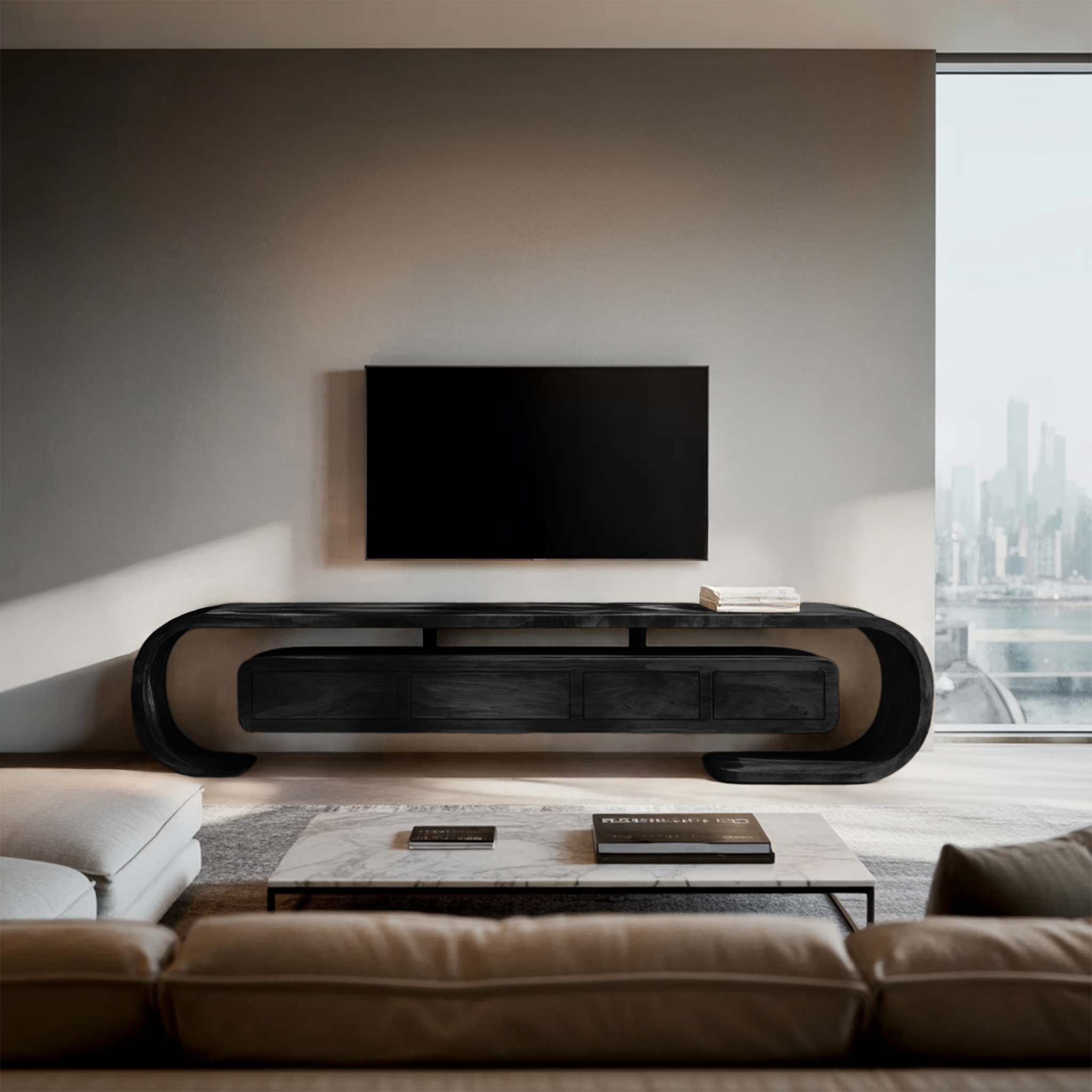 Modern TV Console For Modern Living Room Storage RTTHHNTVC066