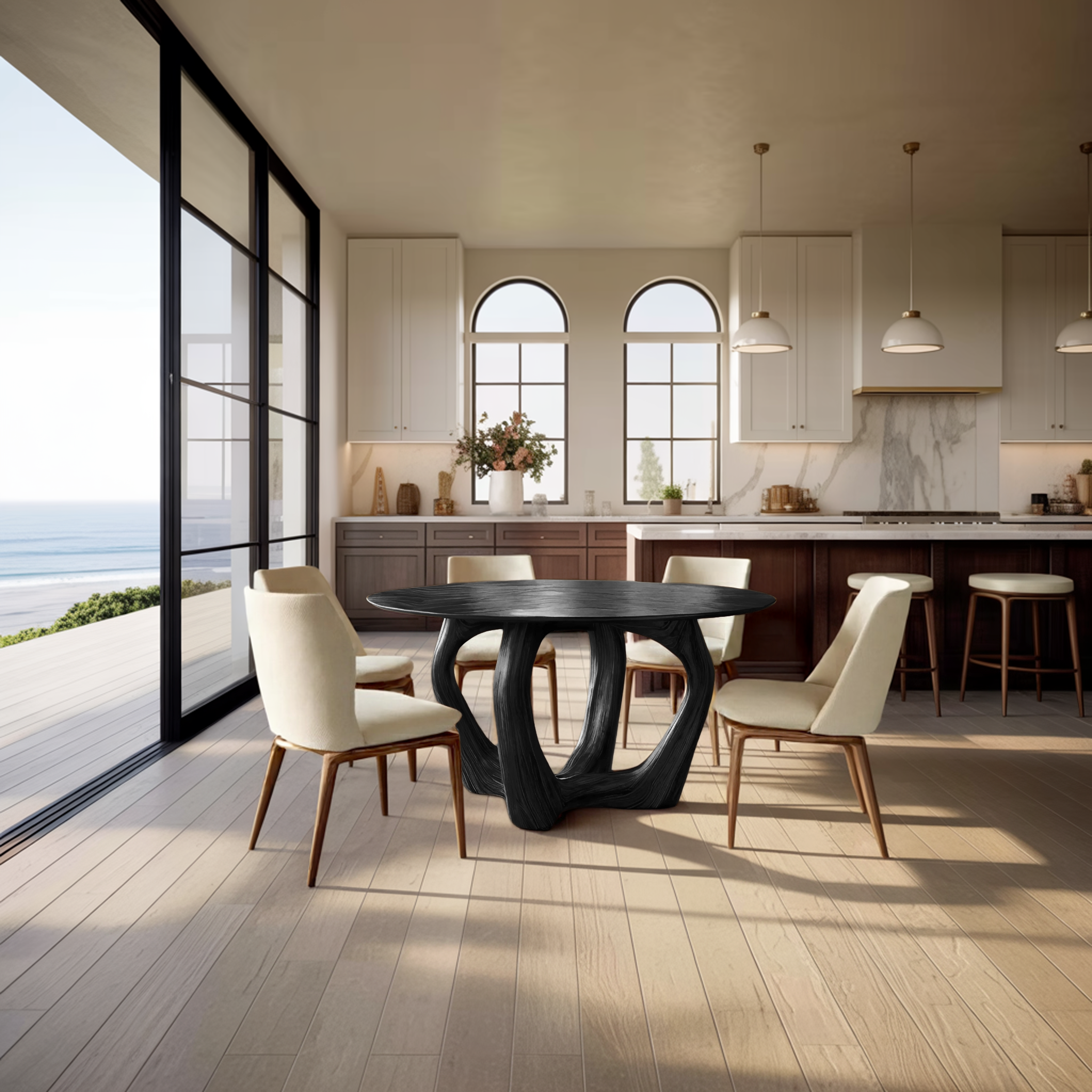 Elegant Round Dining Table For Minimalist Modern Interior RTTHTTDN023