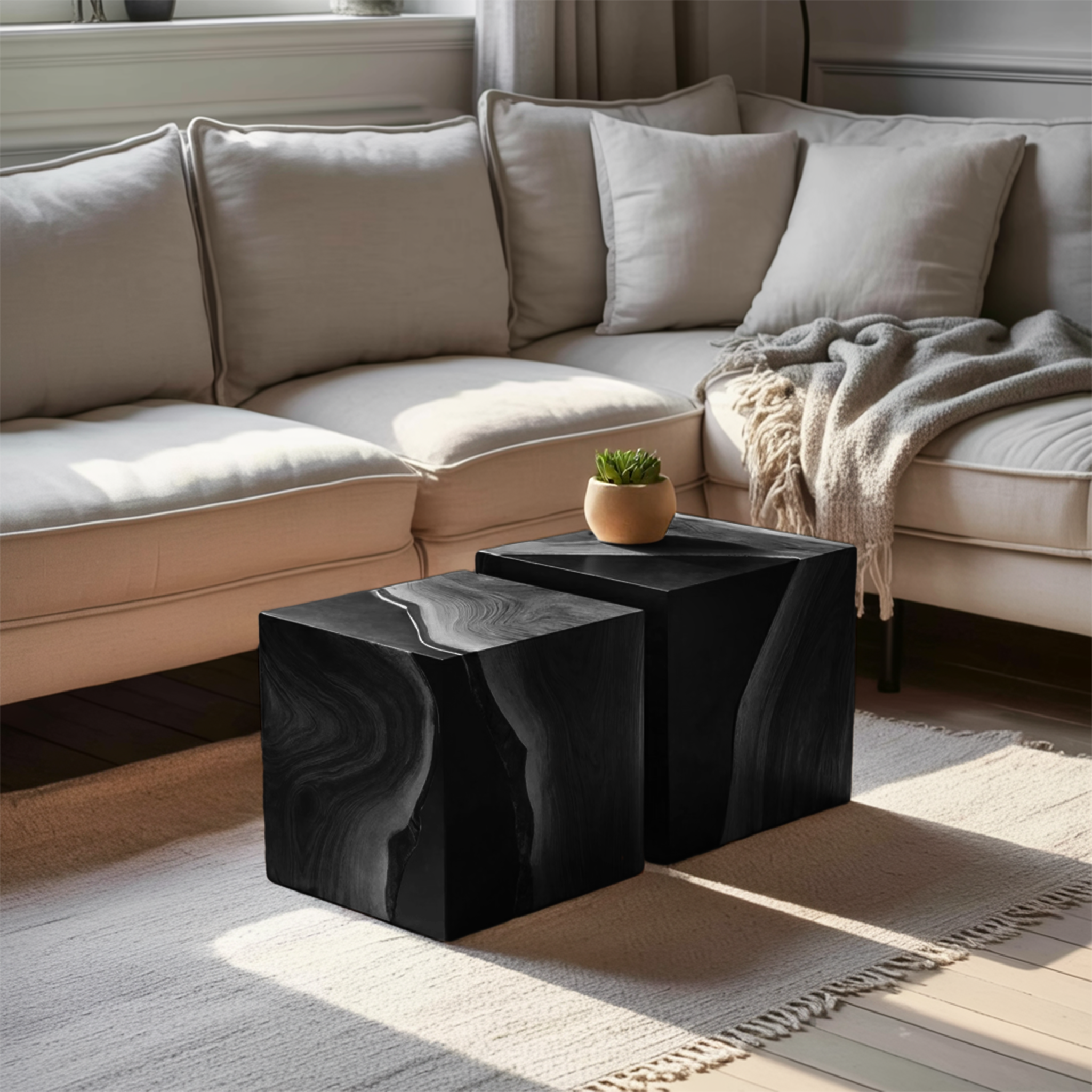Farmhouse Low Coffee Table For Cozy Living Room Design SILDTTNCF033