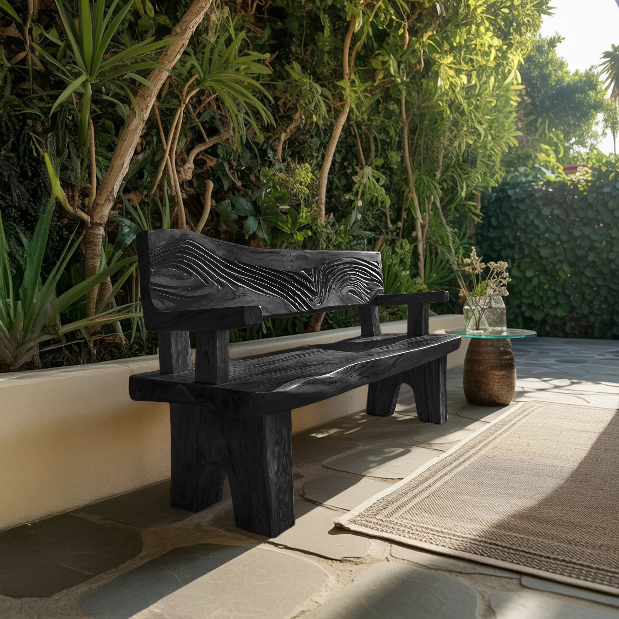 Handmade Rustic Wood Bench For Entryway Furniture SILDTTRBEN037