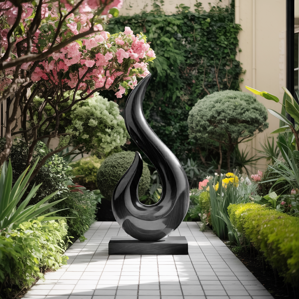 Handcrafted Abstract Sculpture For Outdoor Wall Design SILDTTRAS010
