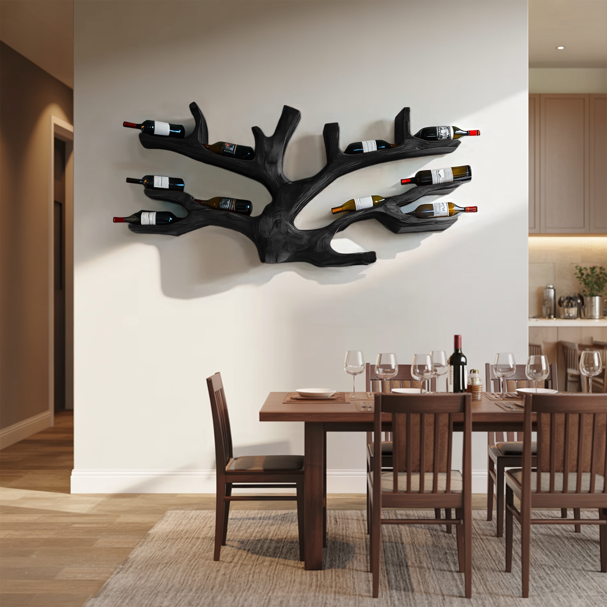 Artistic Wine Holder Wall Rack For Home Bar RTTHTTWH011