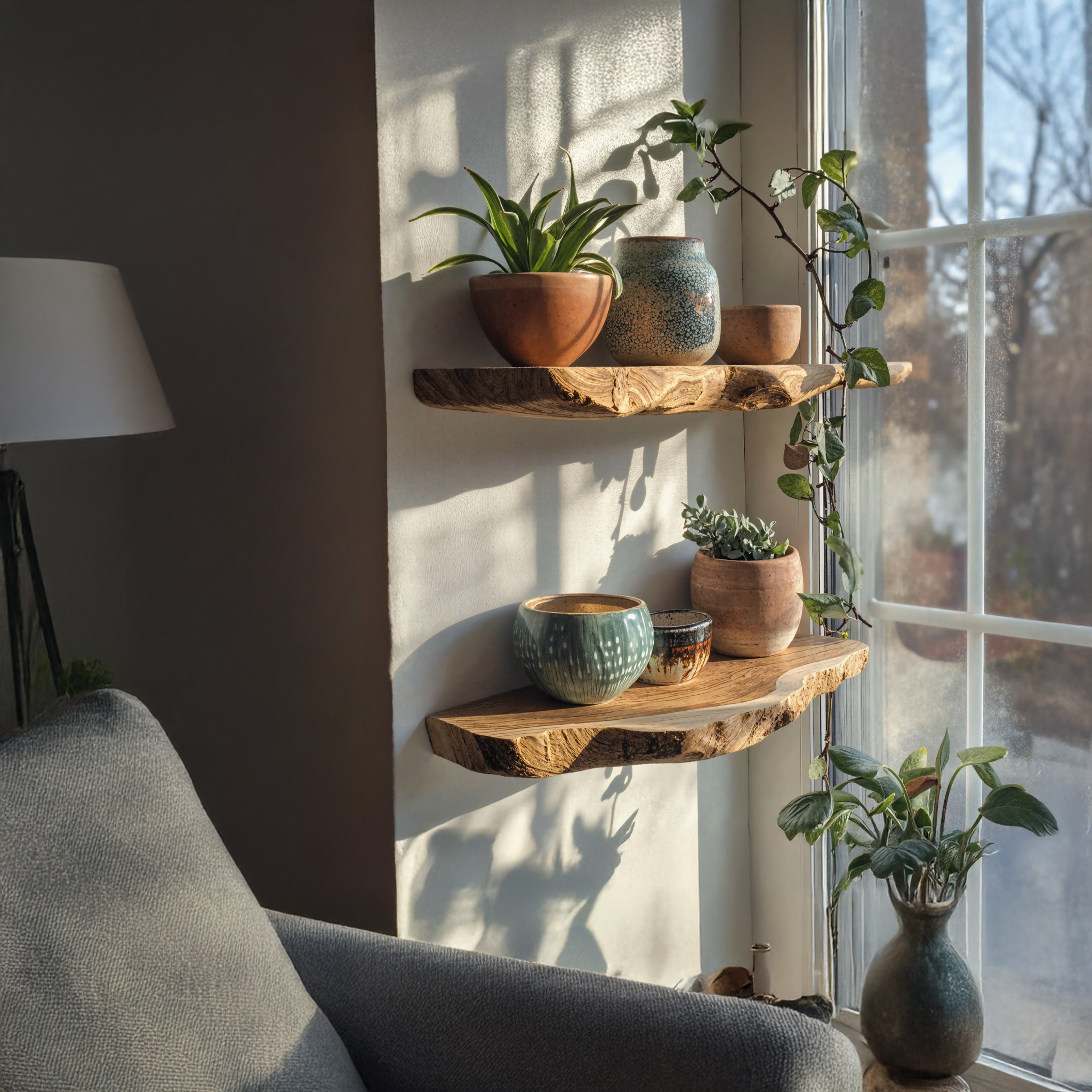 Minimalist Wooden Floating Shelf For Living Room Decor SILDTFL140