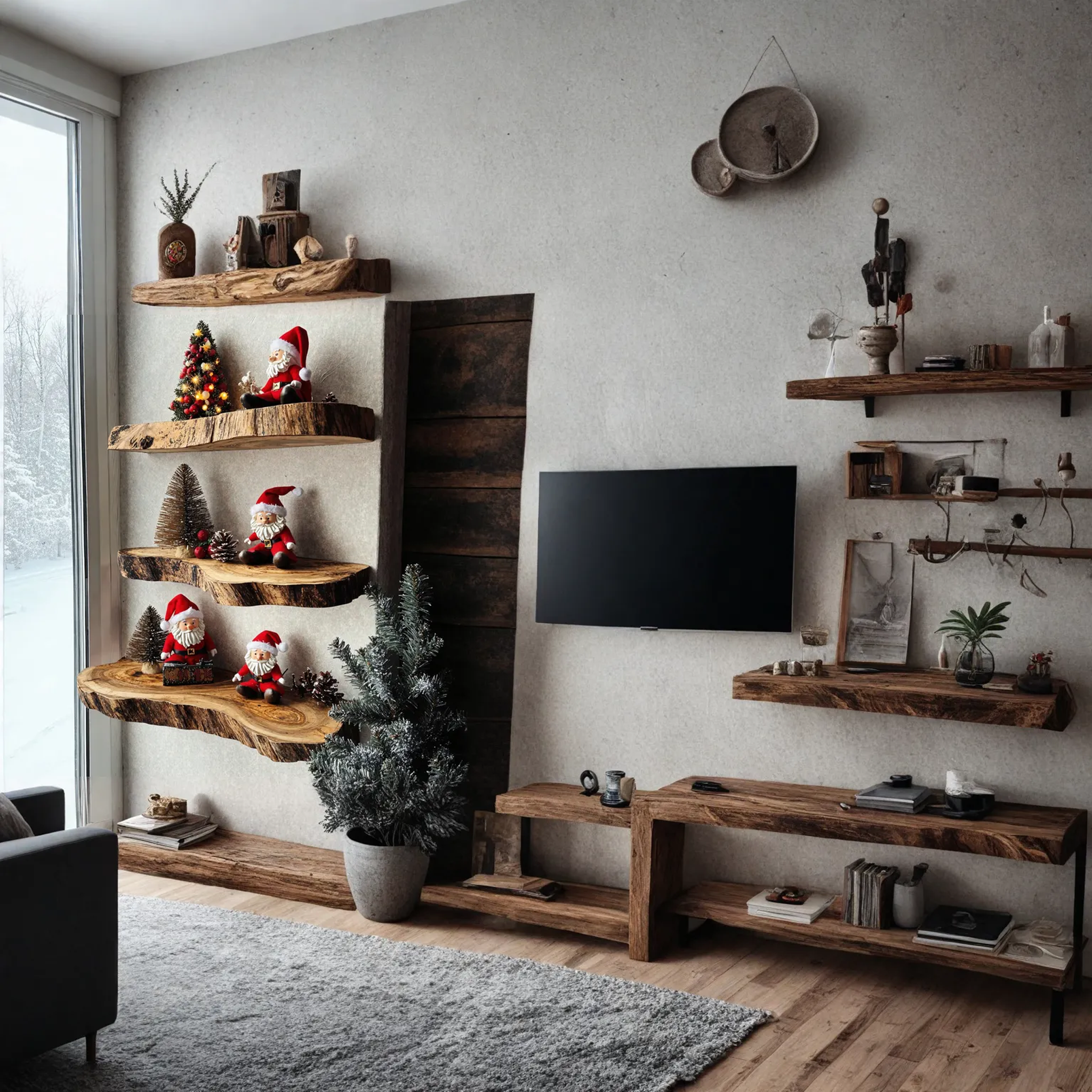 Handcrafted Wall Shelves Floating Shelves SILDTFL051