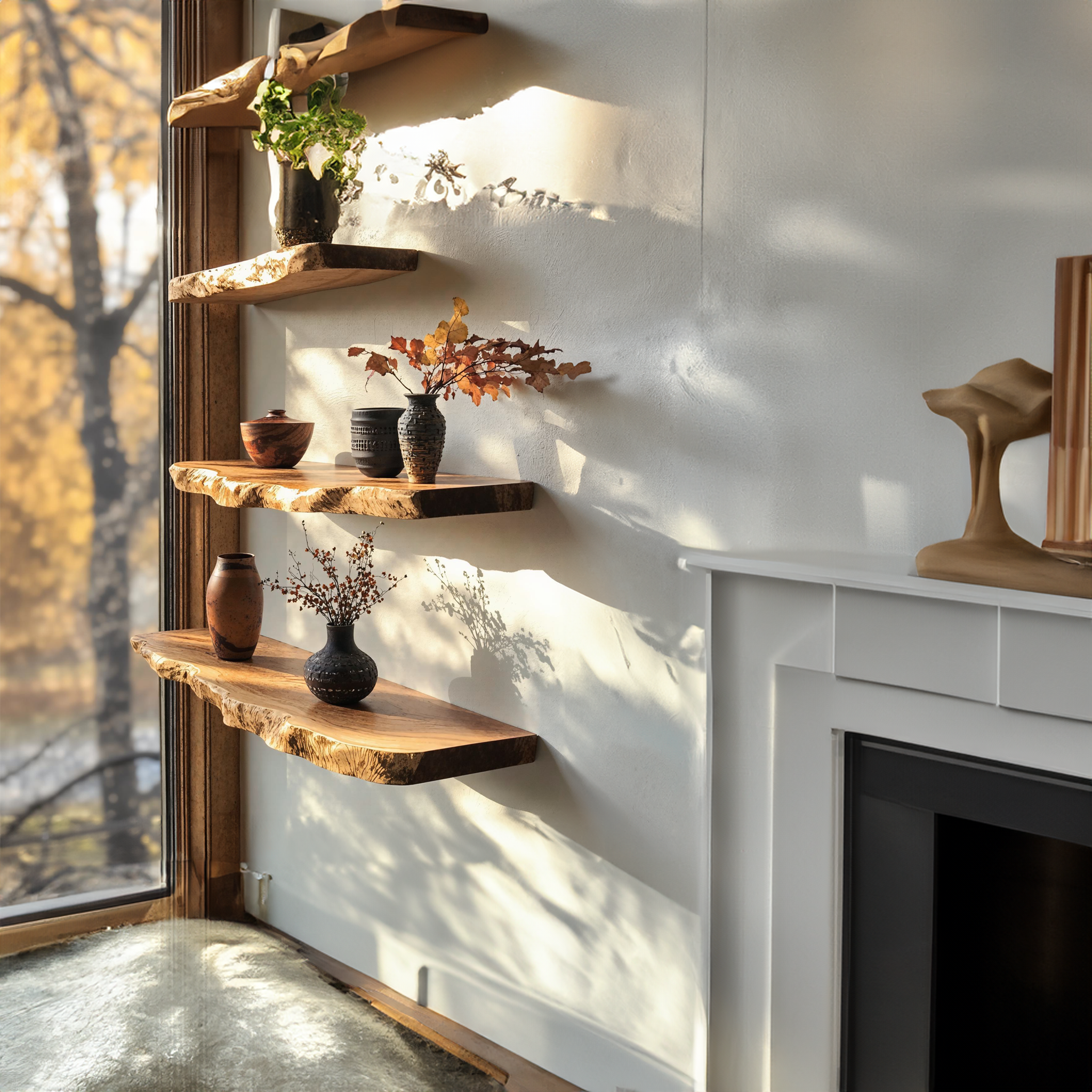 Floating Shelf Wooden Shelves Decorations SILDTFL056