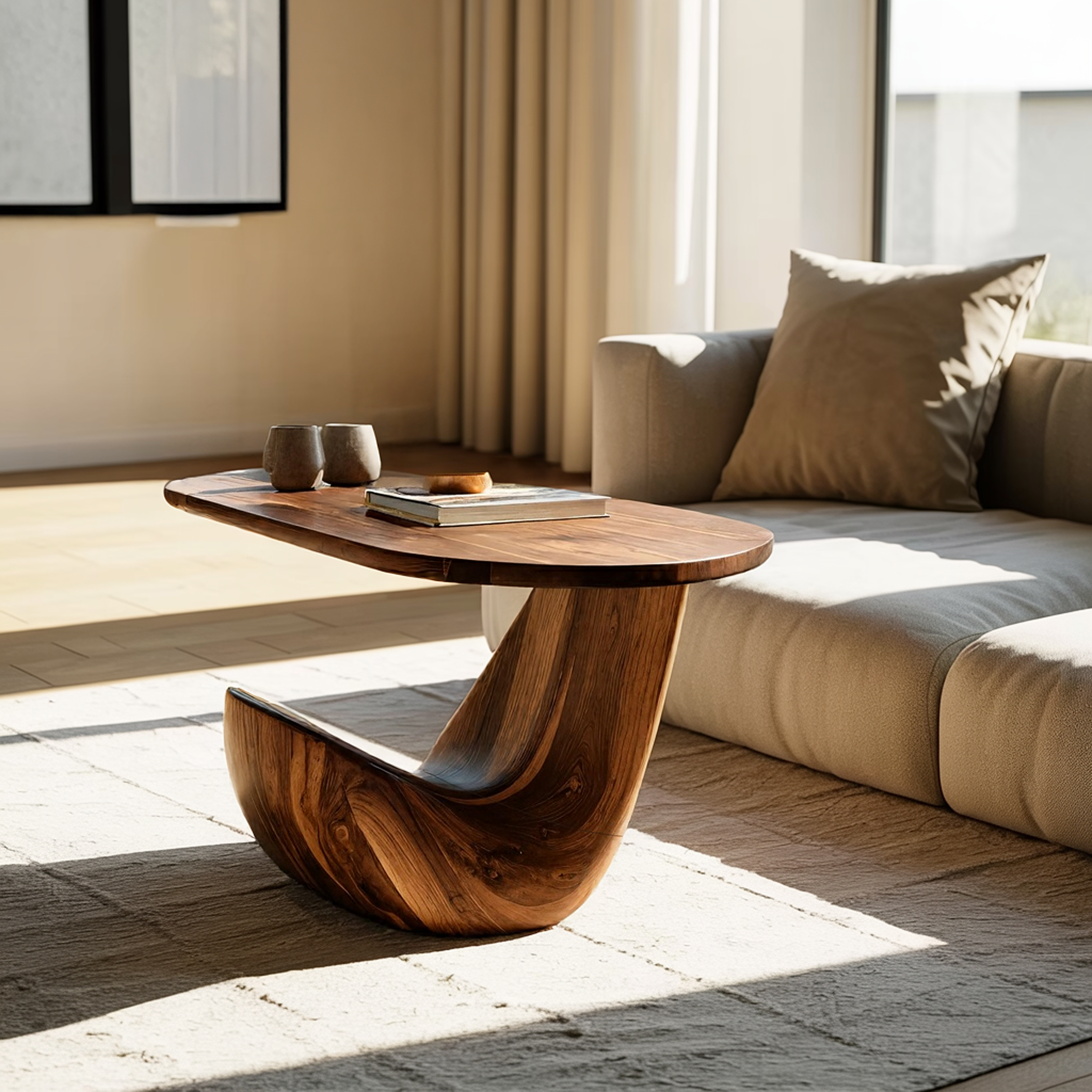Farmhouse Live Edge Side Table For Vintage Furniture Vibe SILDTTNSTA029