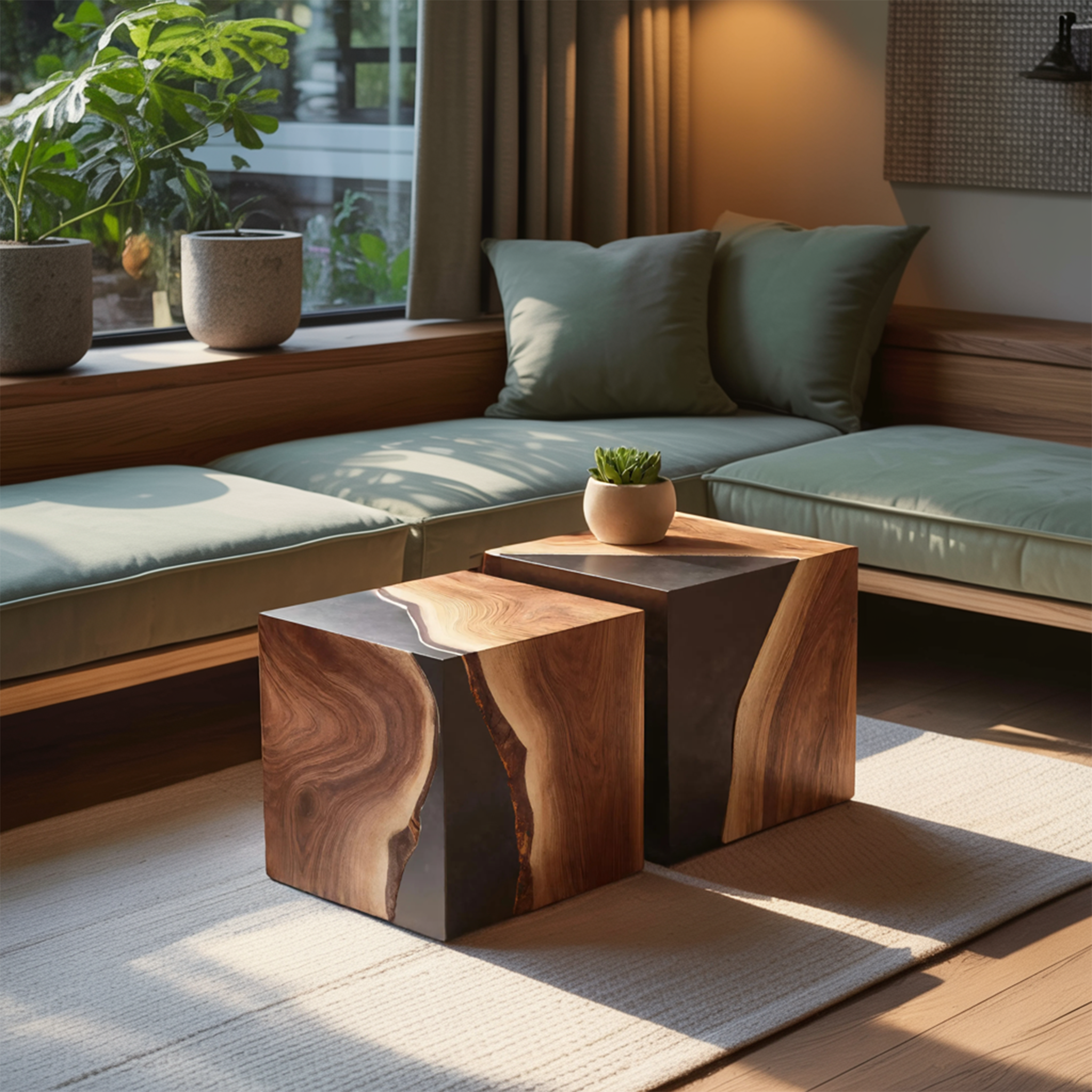 Farmhouse Low Coffee Table For Cozy Living Room Design SILDTTNCF033